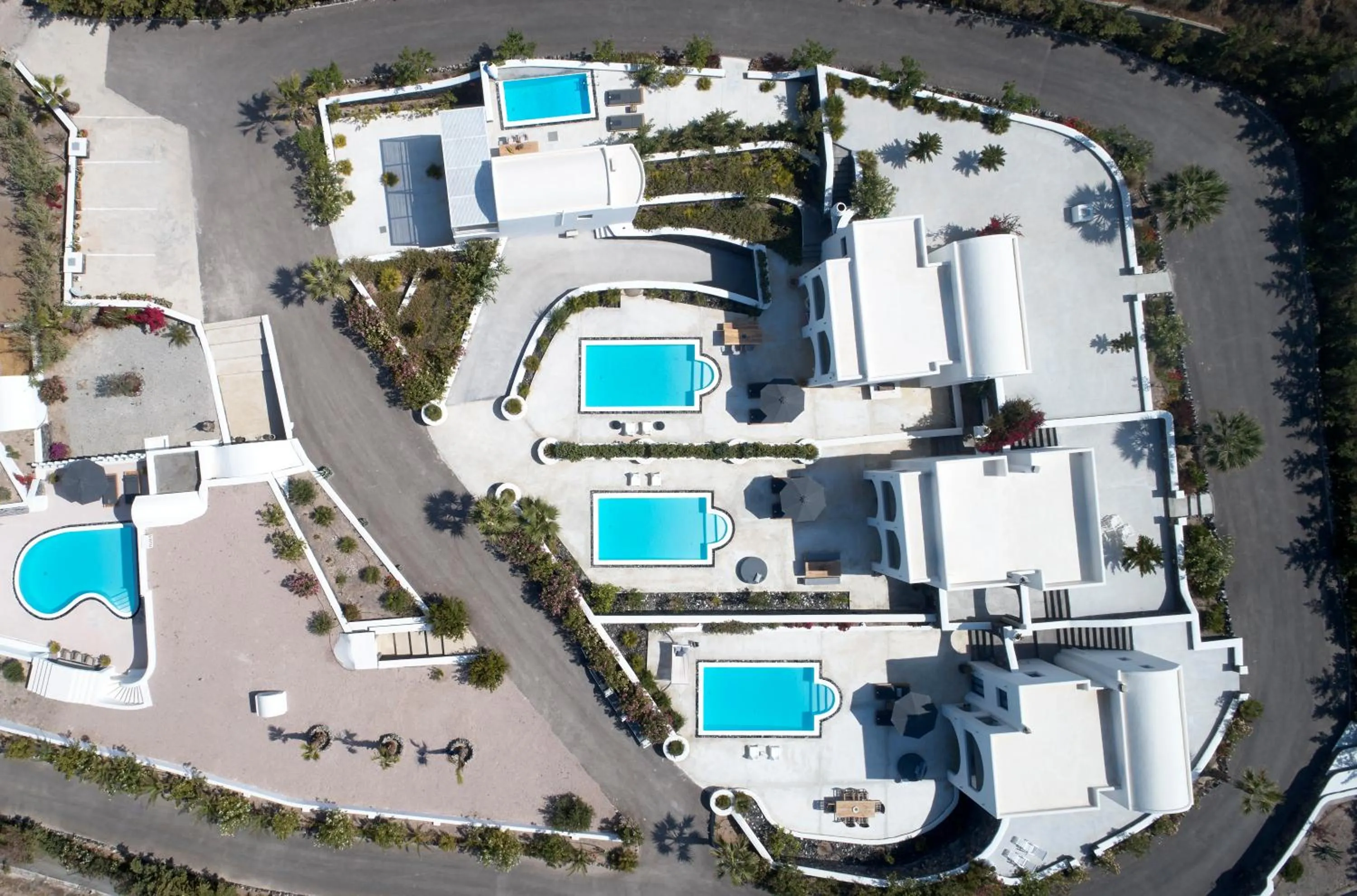 Bird's eye view in Amor Hideaway Villas