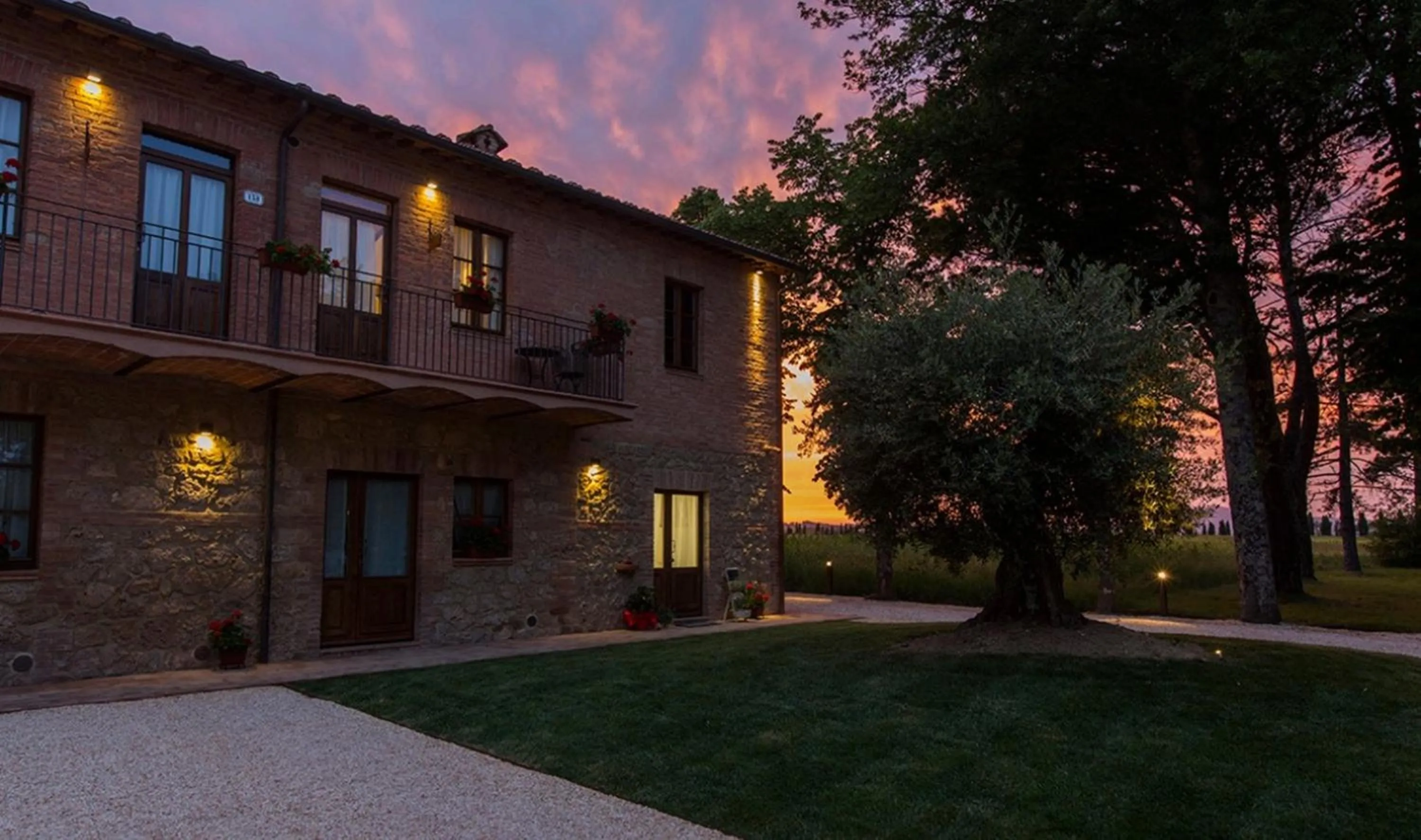 Sunset in Casale San Galgano
