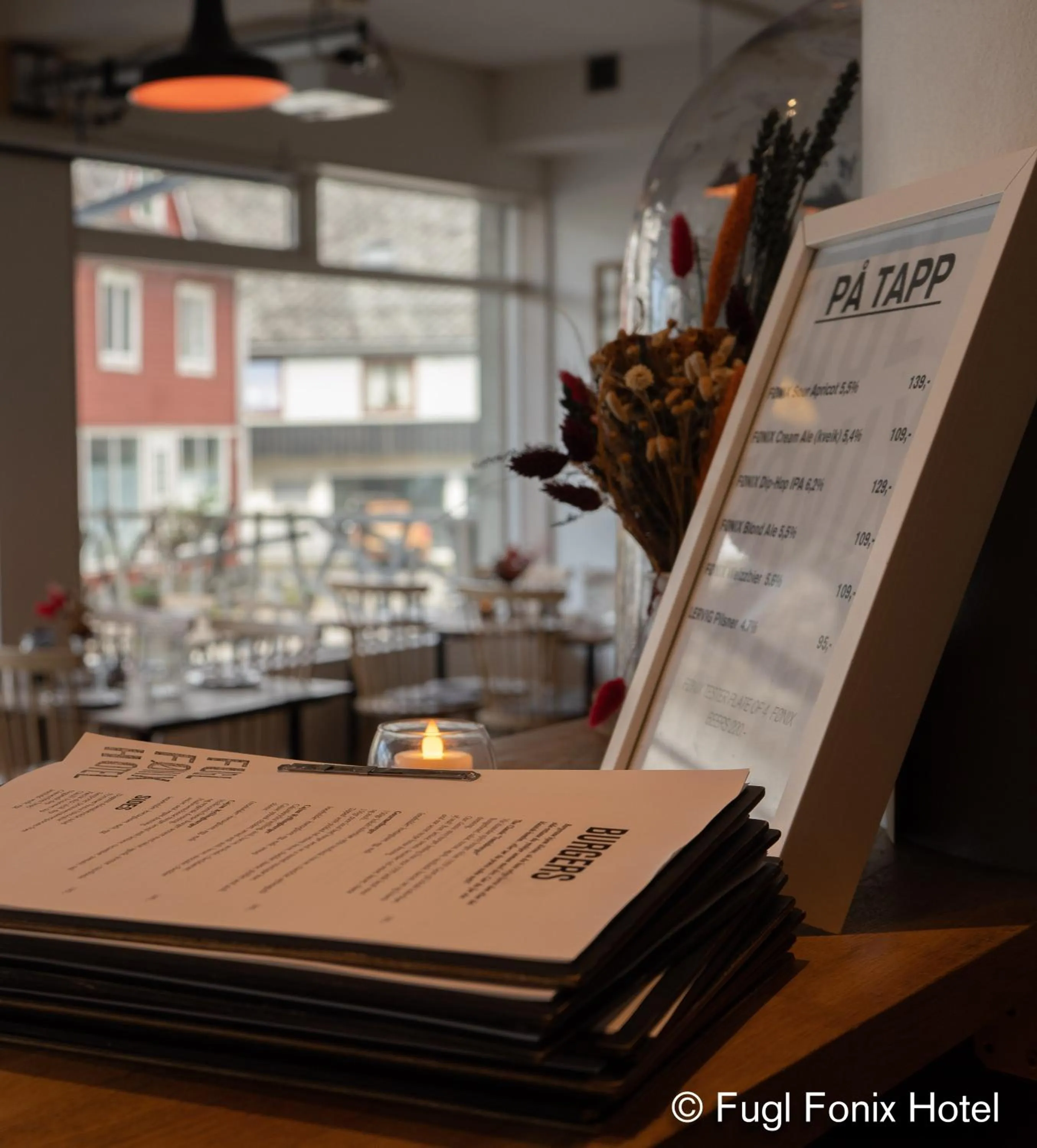 Restaurant/places to eat in Fugl Fønix Hotel