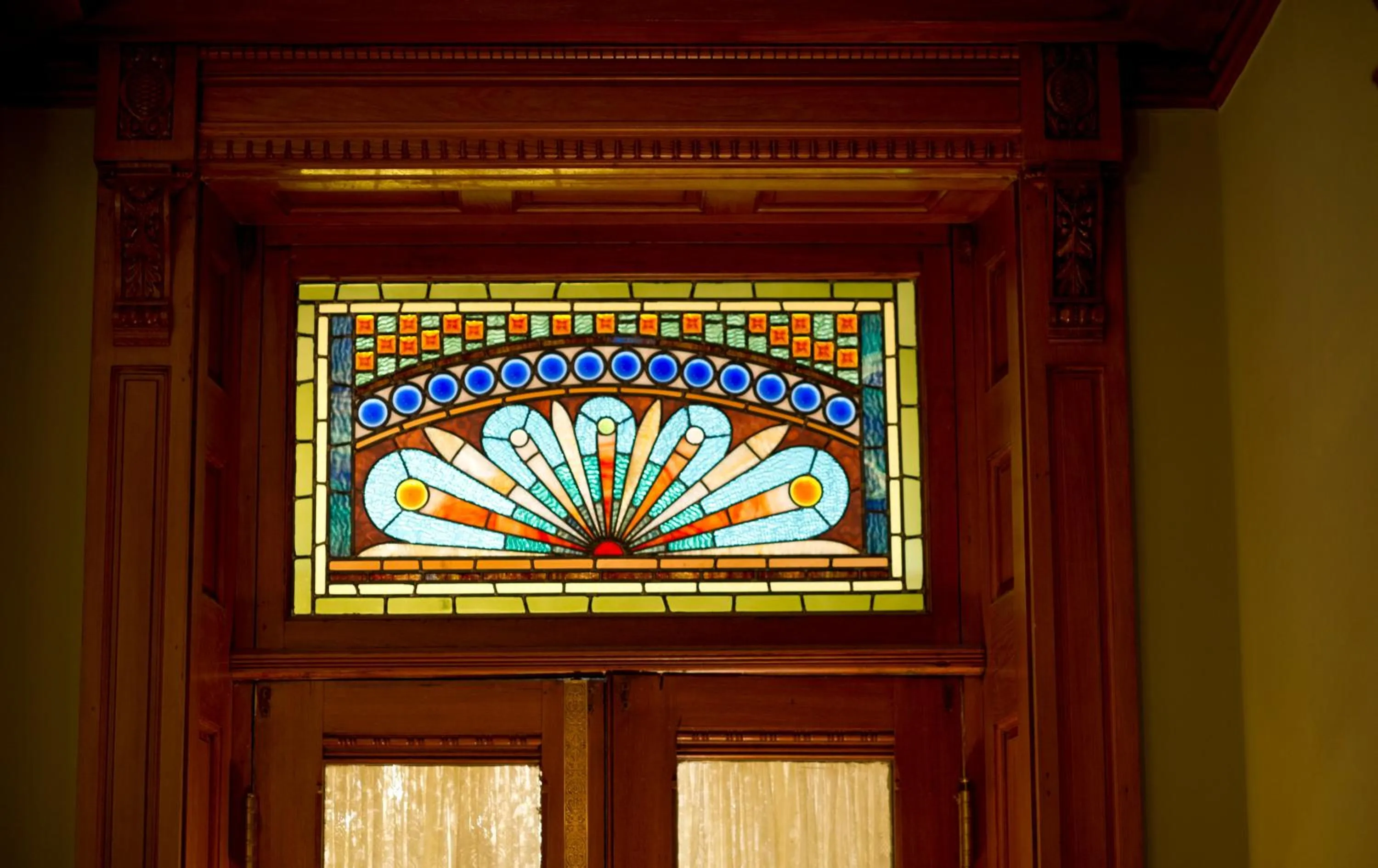 Decorative detail in Wentworth Mansion