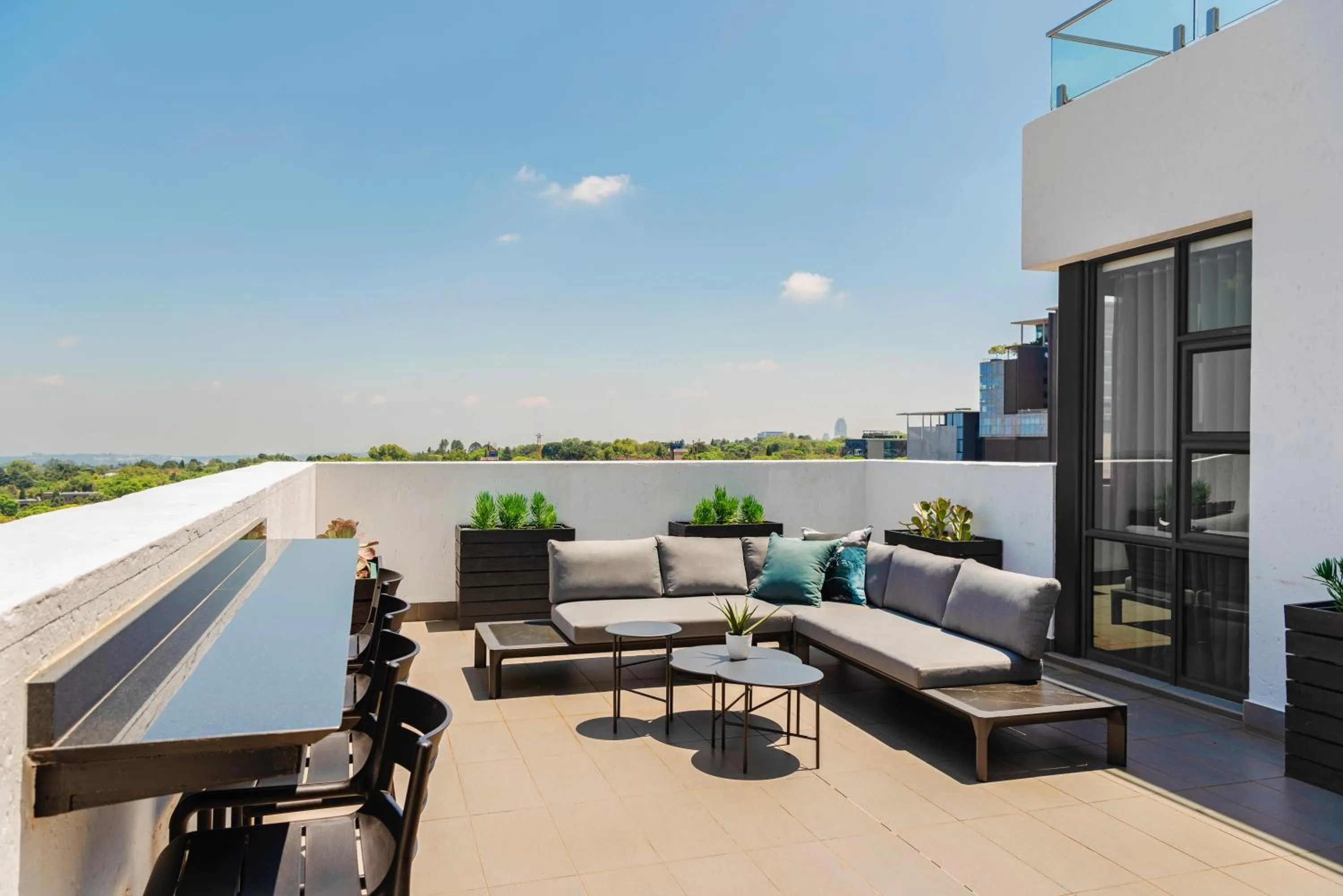 Patio in CAG The Vantage Rosebank