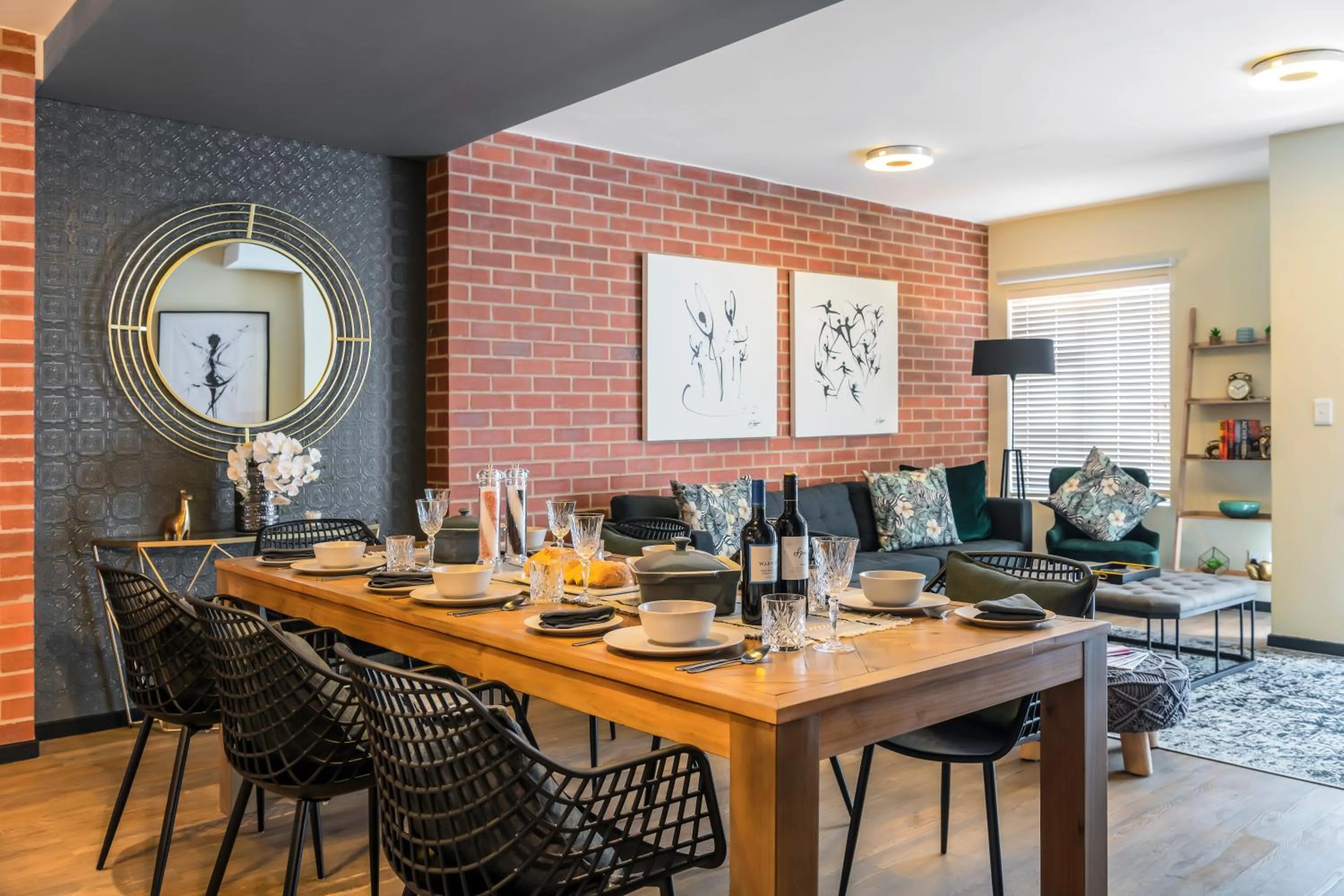 Living room in CAG The Vantage Rosebank