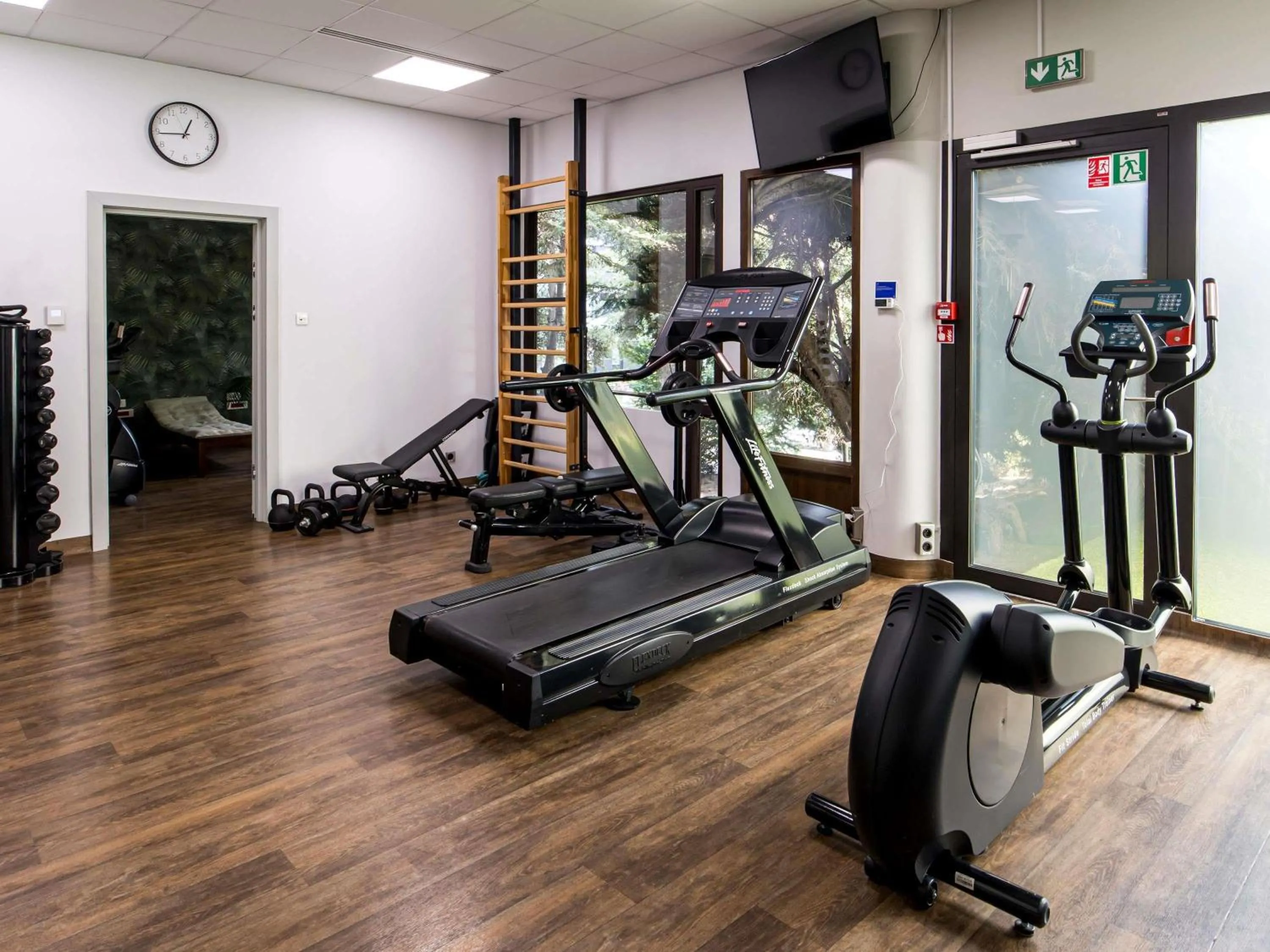 Fitness centre/facilities in Novotel Wrocław Centrum