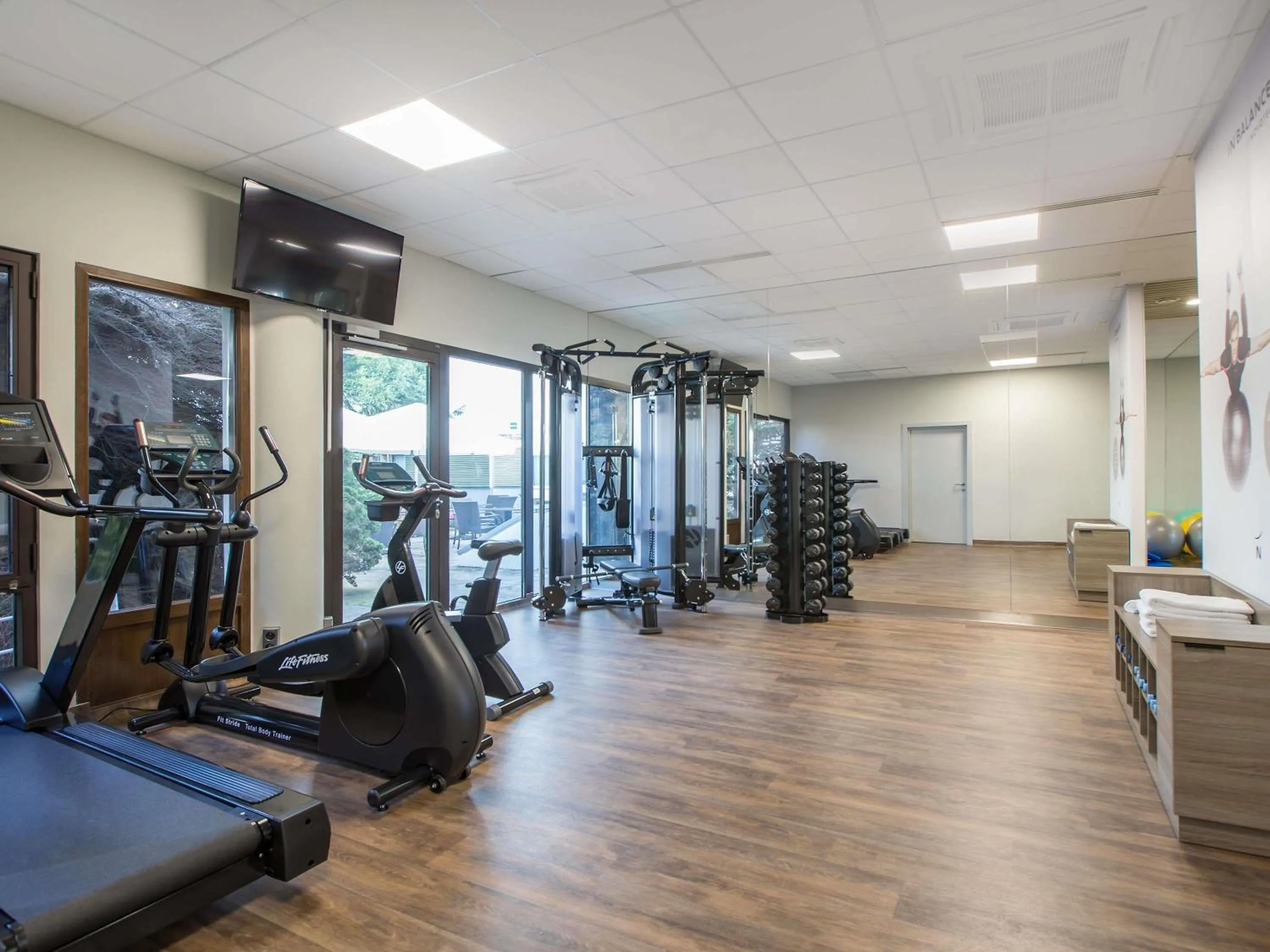 Fitness centre/facilities in Novotel Wrocław Centrum