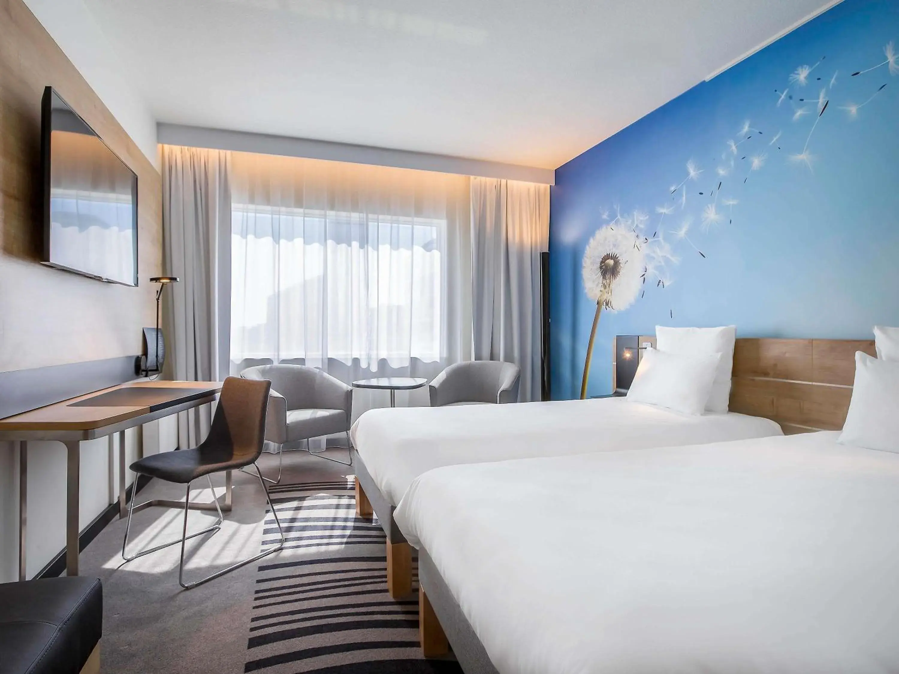 Superior Twin Room in Novotel Wrocław Centrum Superior Twin Room in Novotel Wrocław Centrum