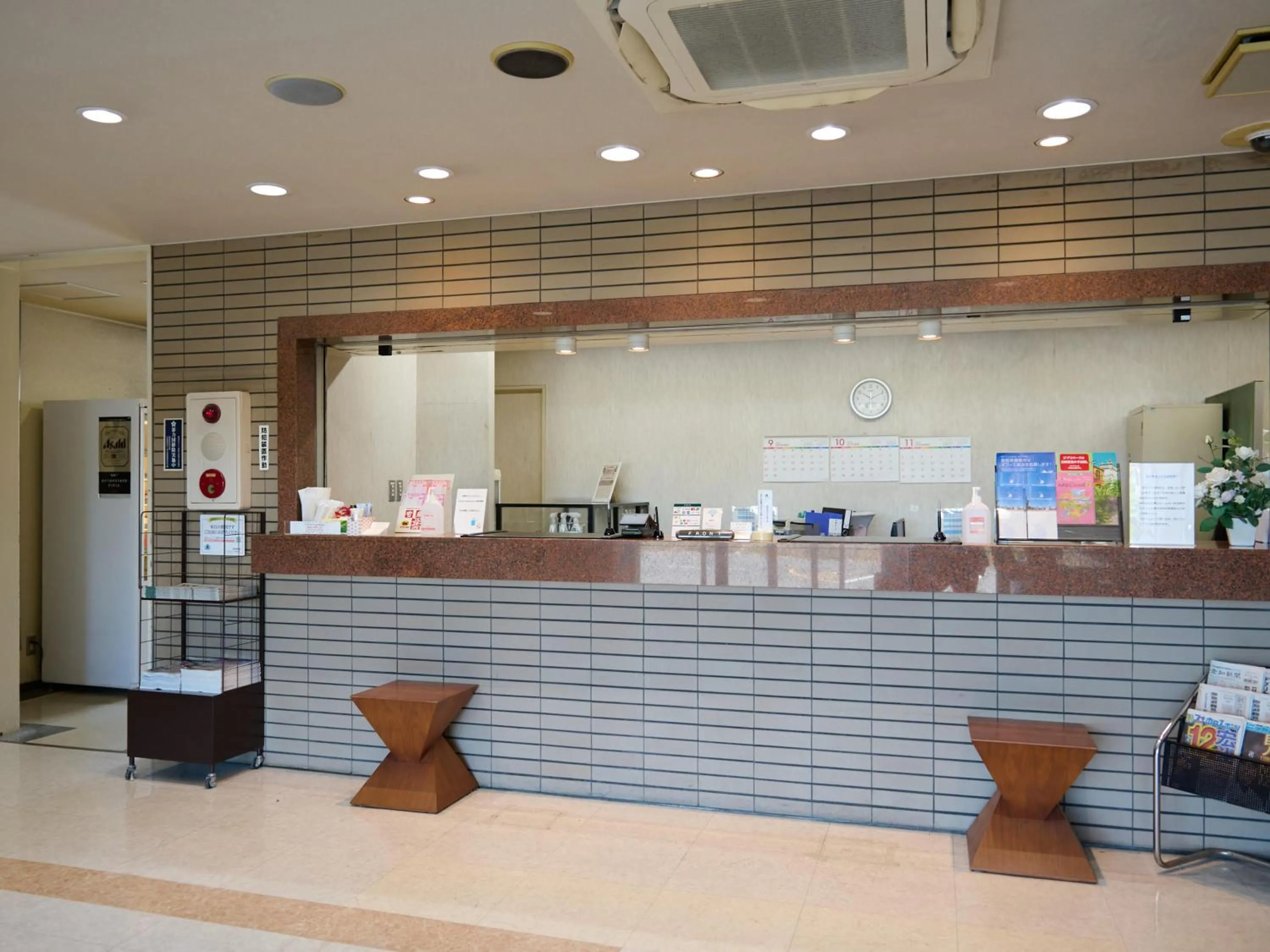 Lobby or reception in Business Hotel Okadaya Bayside
