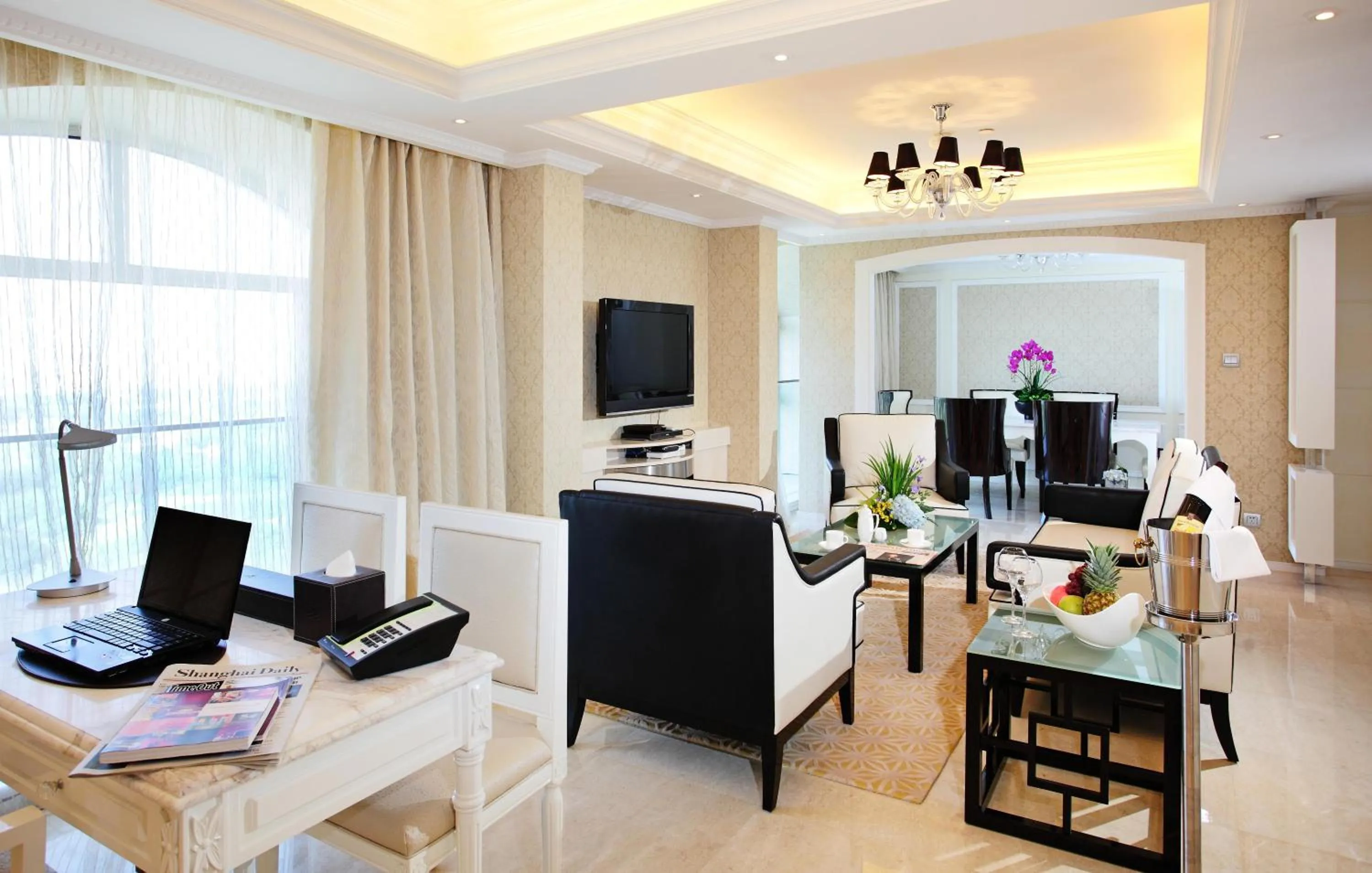 Communal lounge/ TV room in Dorsett Shanghai