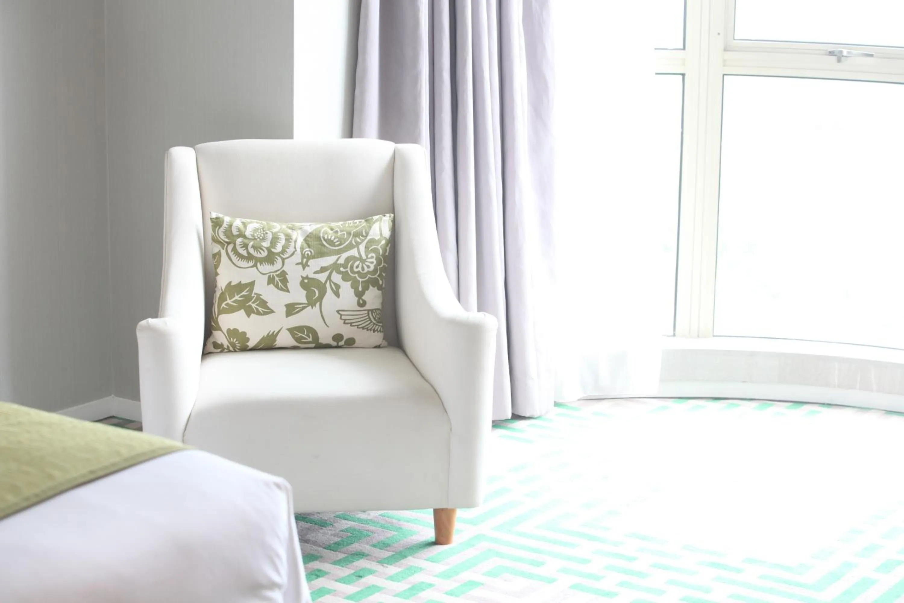 Seating area, Bed in Dorsett Shanghai