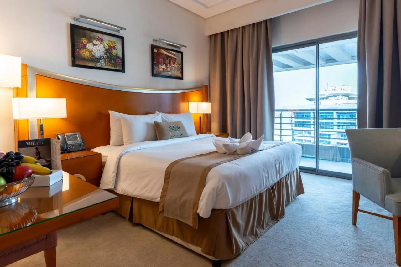 Photo of the whole room, Bed in Grand Bellevue Hotel Apartment Dubai