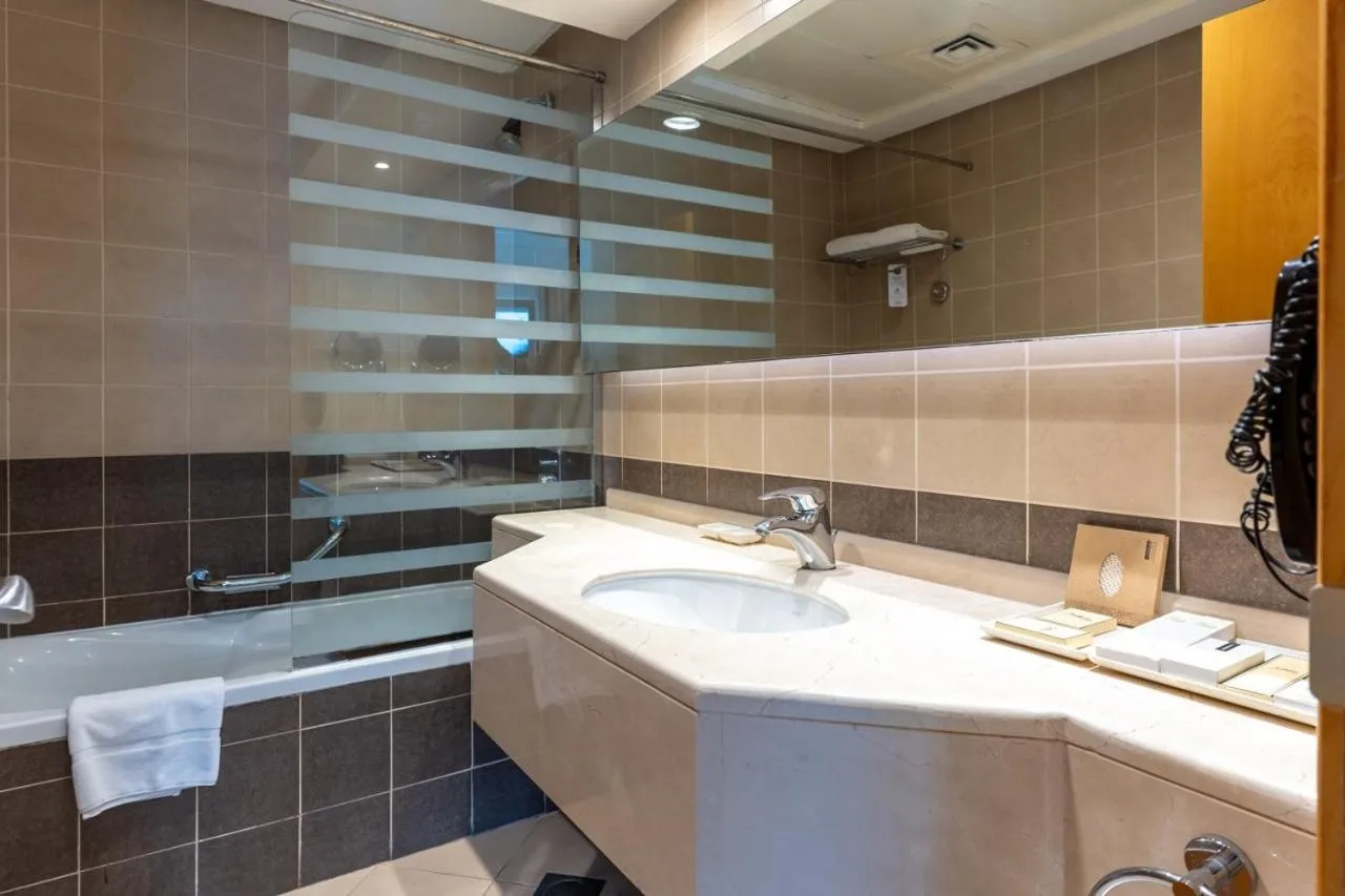 Bathroom in Grand Bellevue Hotel Apartment Dubai