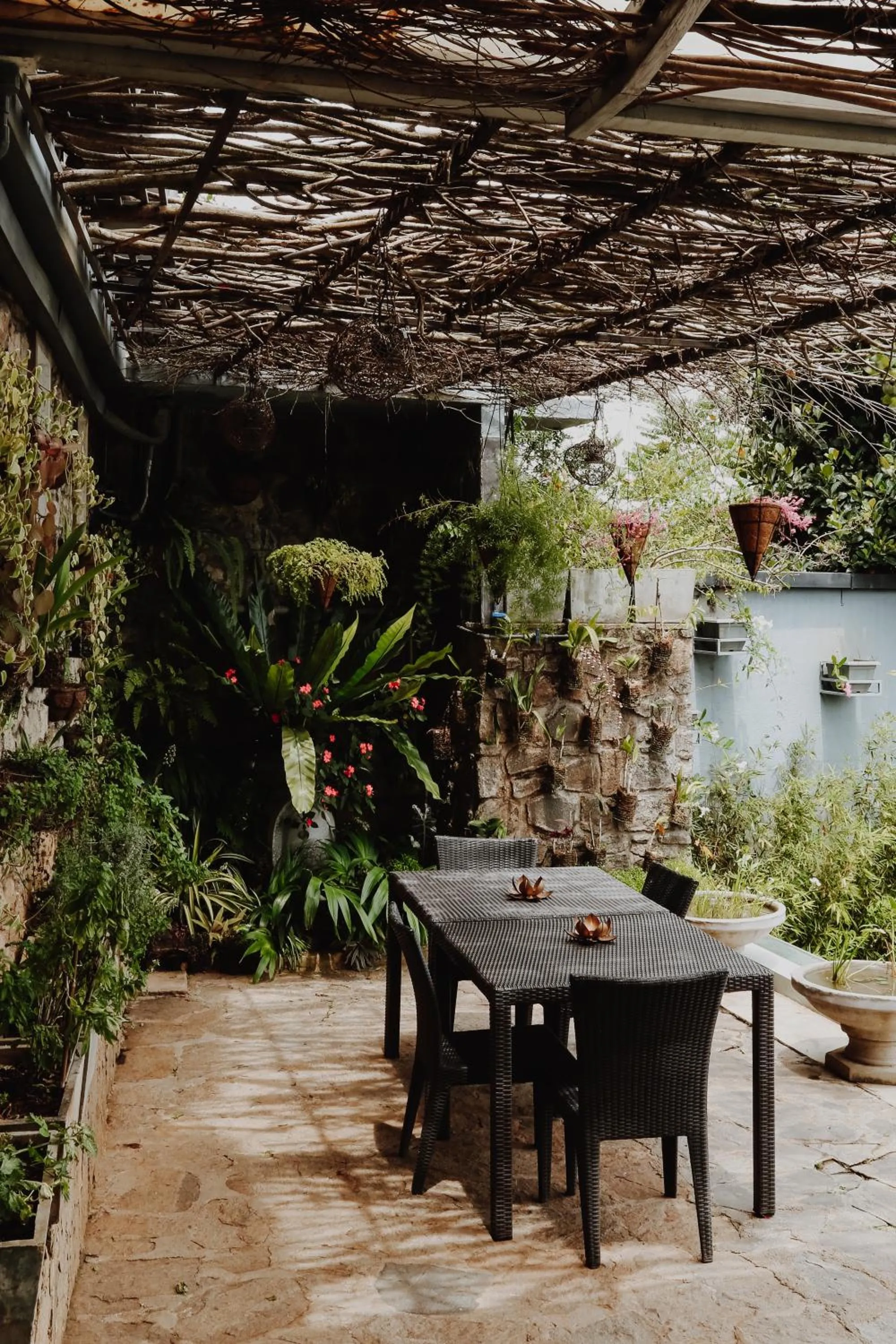 Patio in The Theva Residency