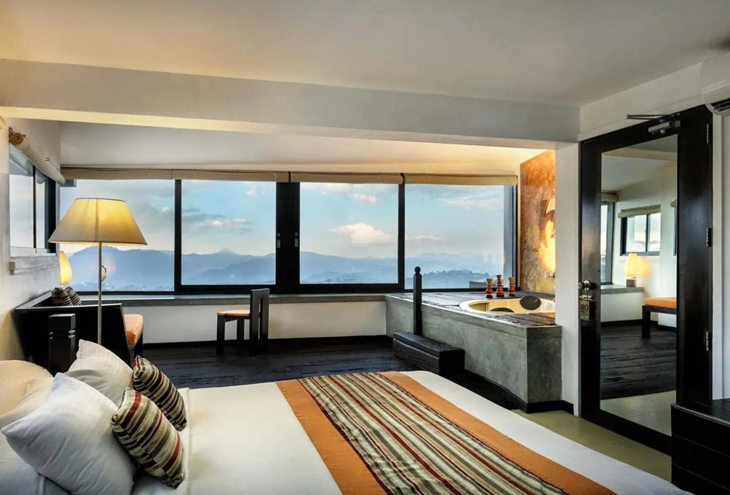 Bed in The Theva Residency