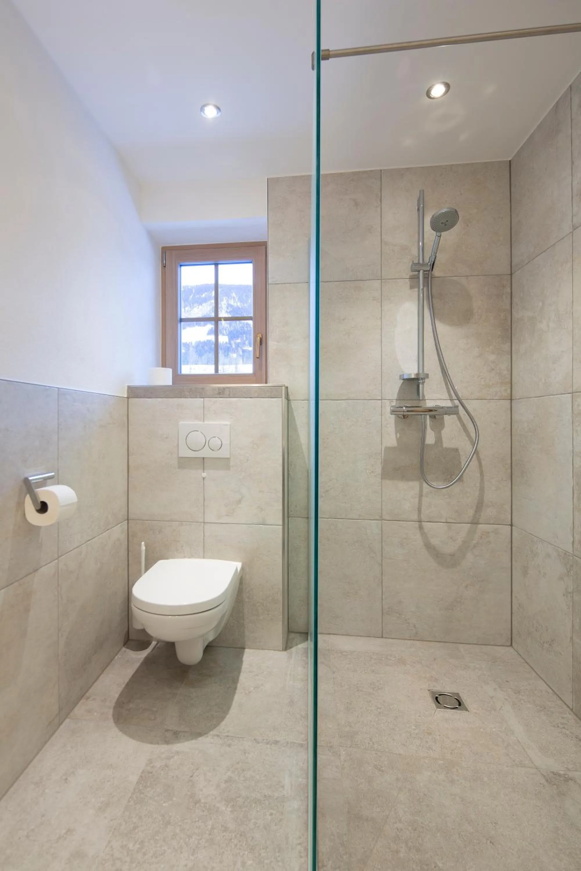 Bathroom in Hotel Gasthof Obermair