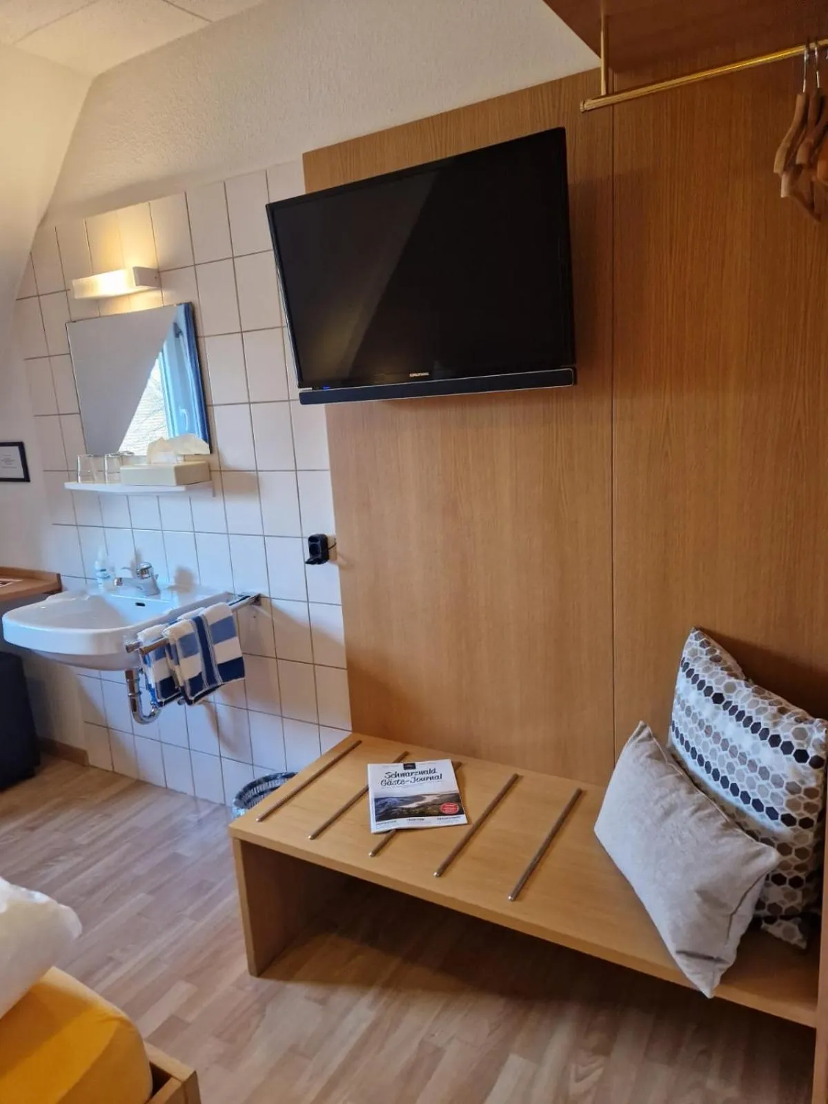 Bedroom, Bed in Hotel-Restaurant Gasthof Adler