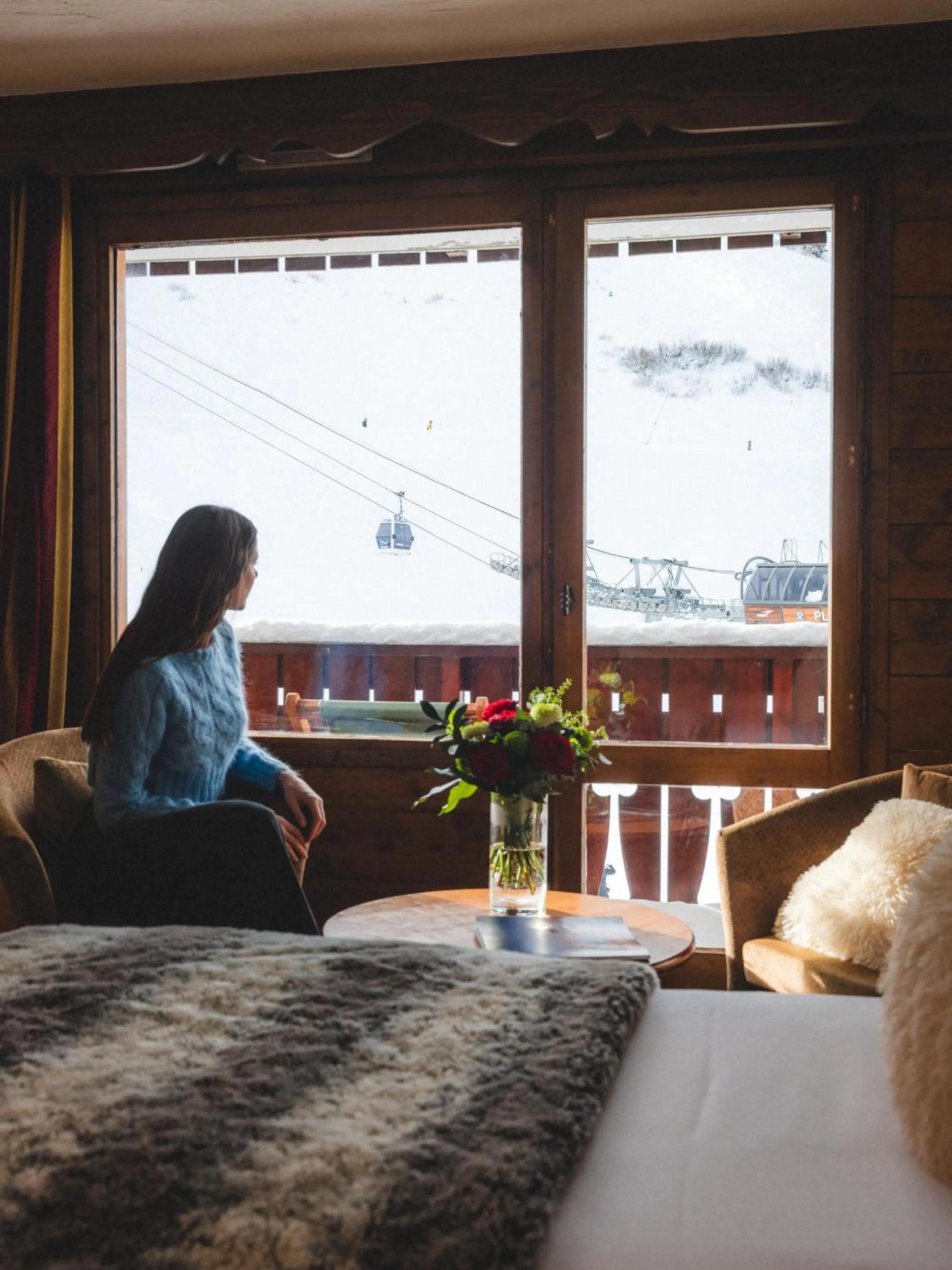 View (from property/room), Bed in Hotel Mont Vallon