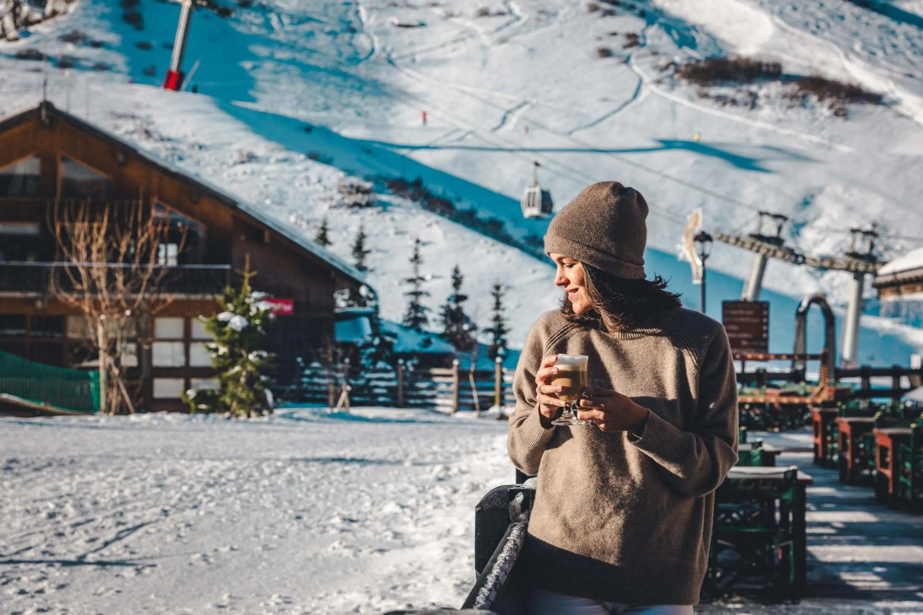 Patio in Hotel Mont Vallon