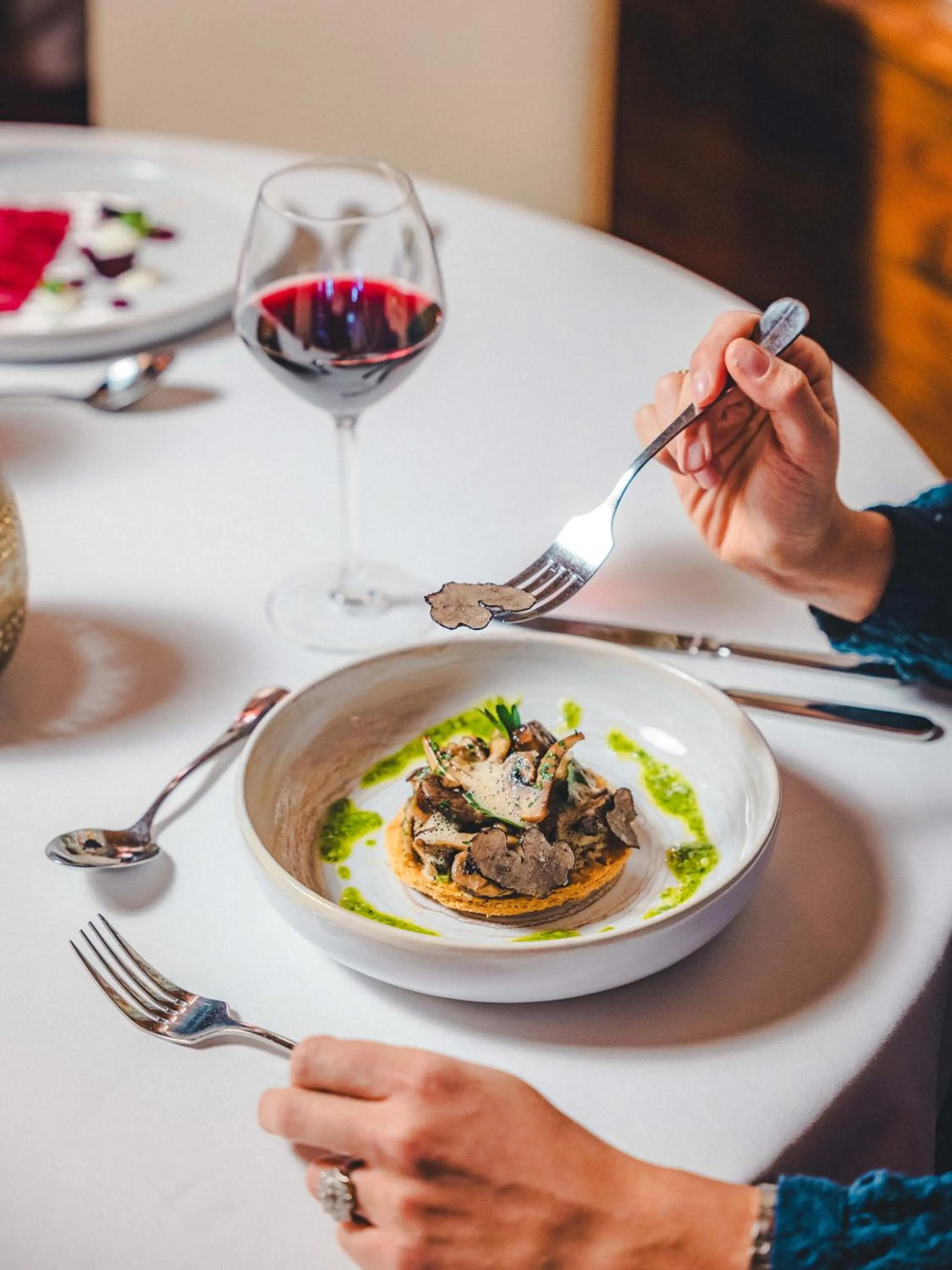 Food and drinks in Hotel Mont Vallon