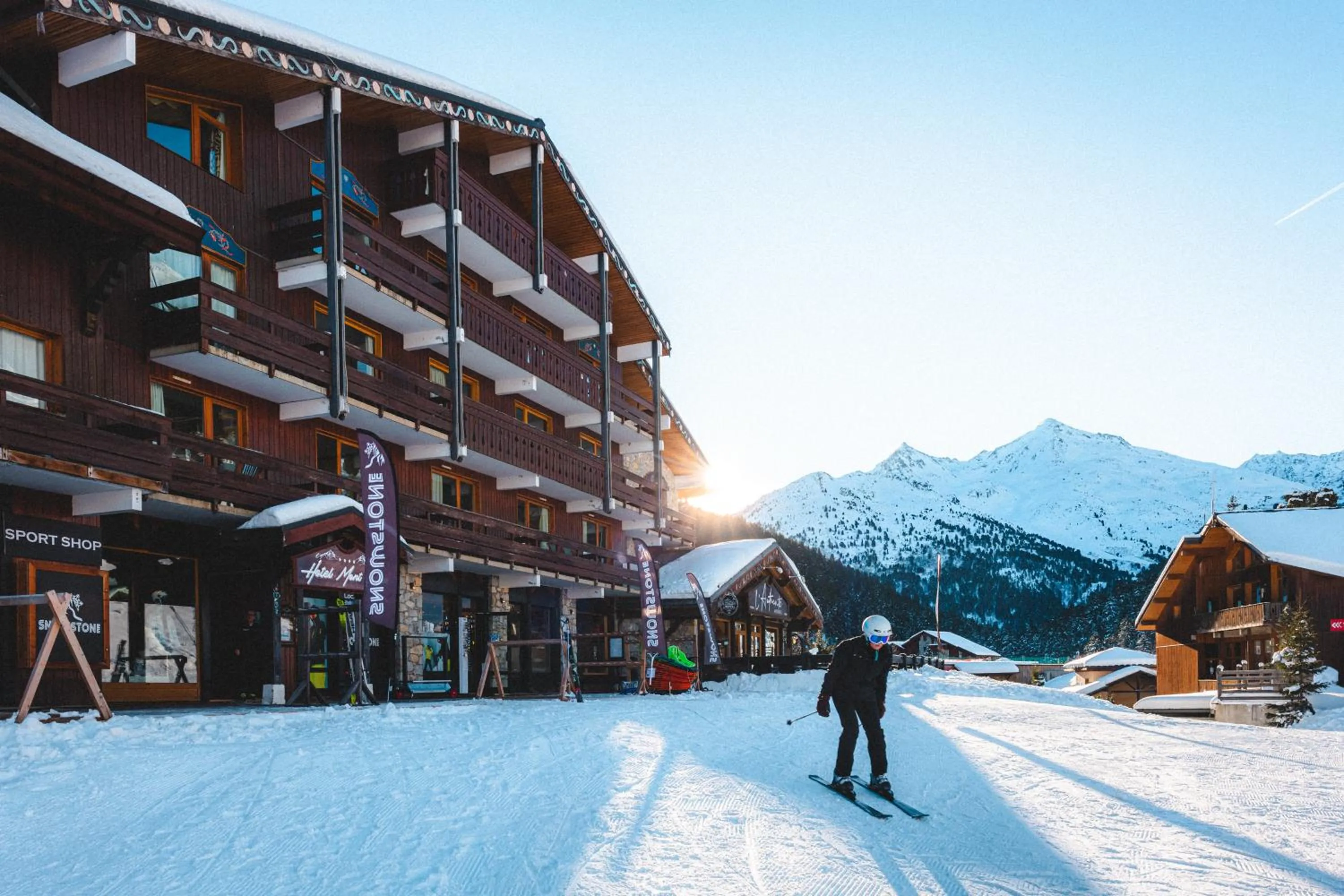 Property building in Hotel Mont Vallon