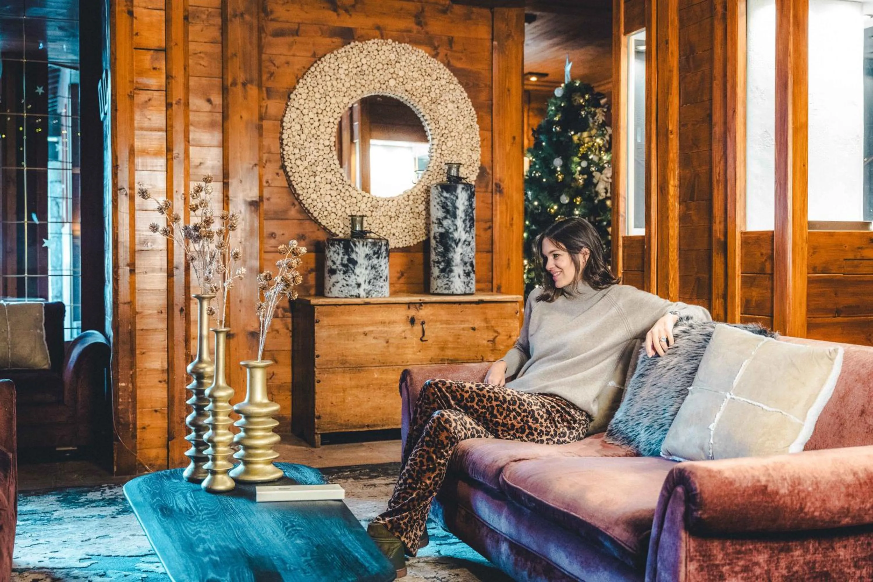 Living room in Hotel Mont Vallon