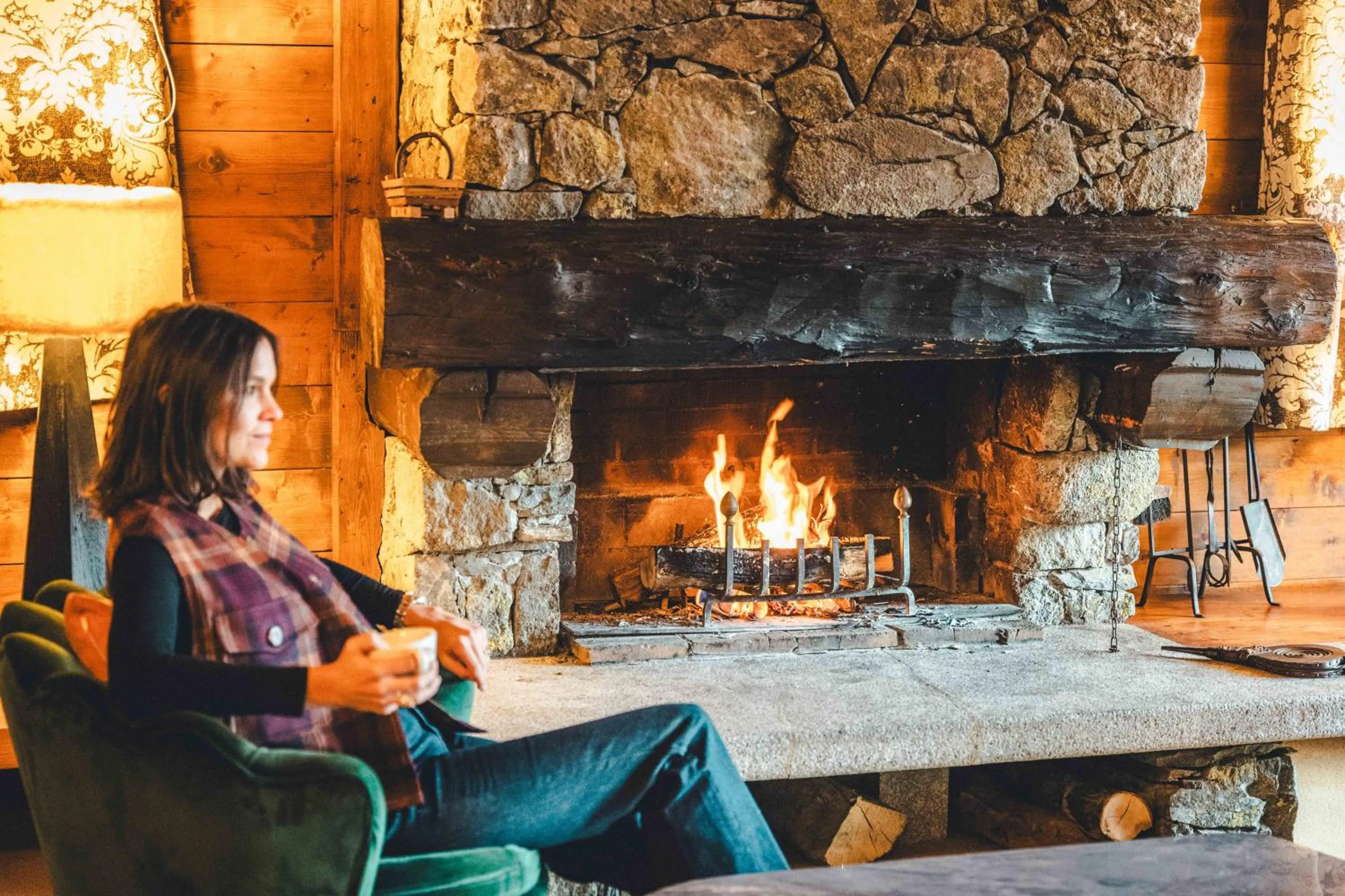Seating area in Hotel Mont Vallon