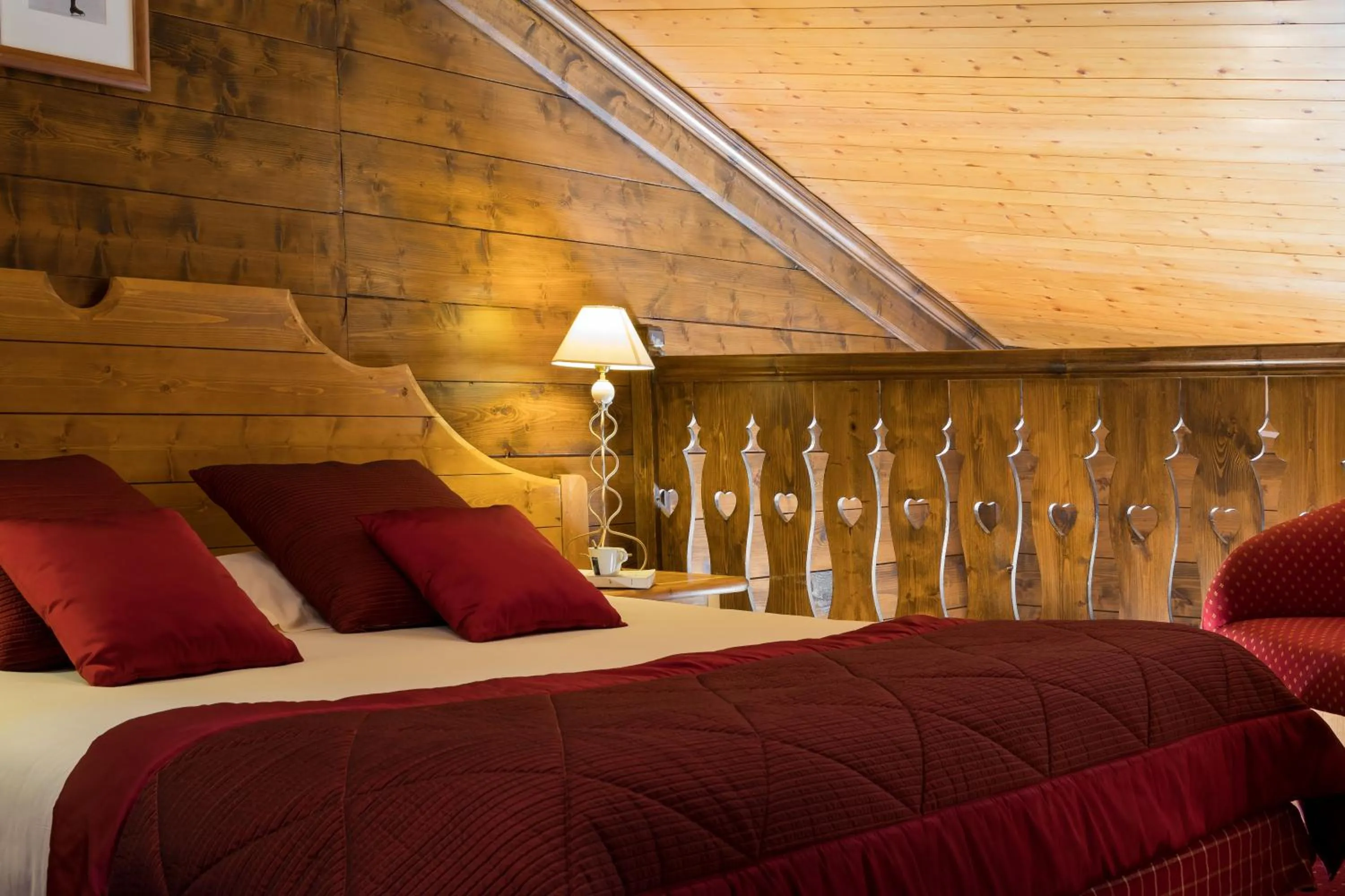 Bed in Hotel Mont Vallon