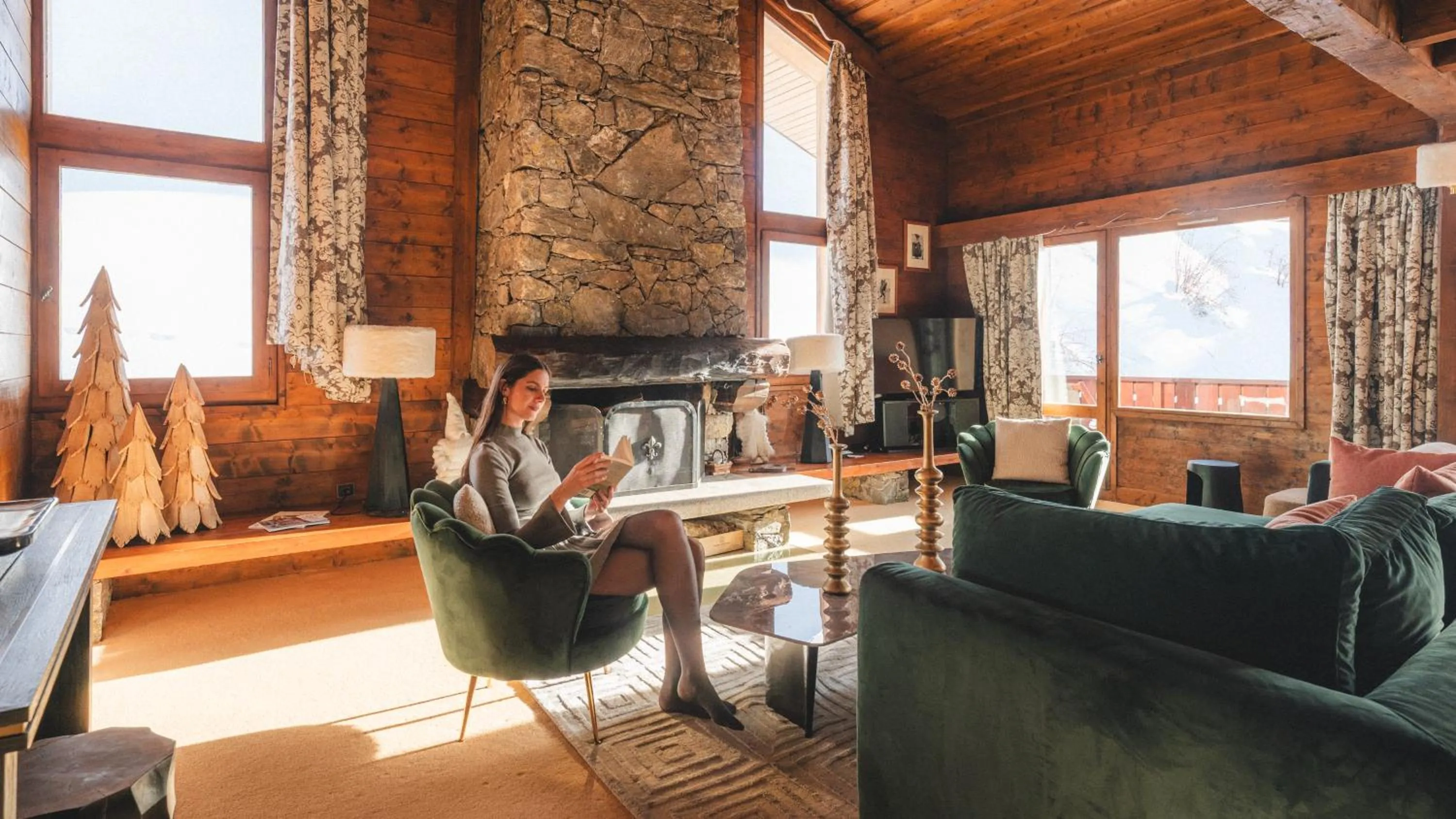 Living room in Hotel Mont Vallon