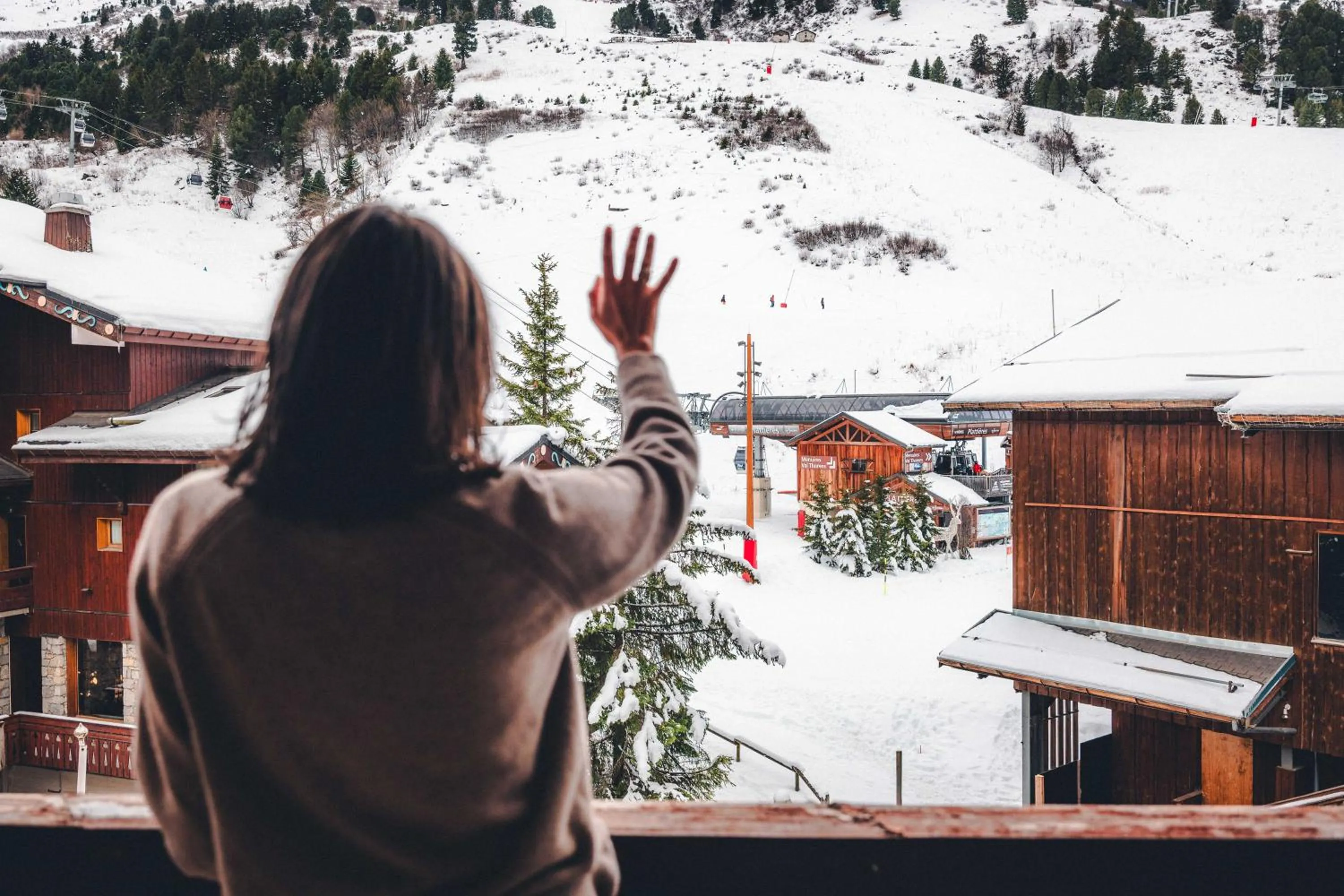 Mountain view in Hotel Mont Vallon