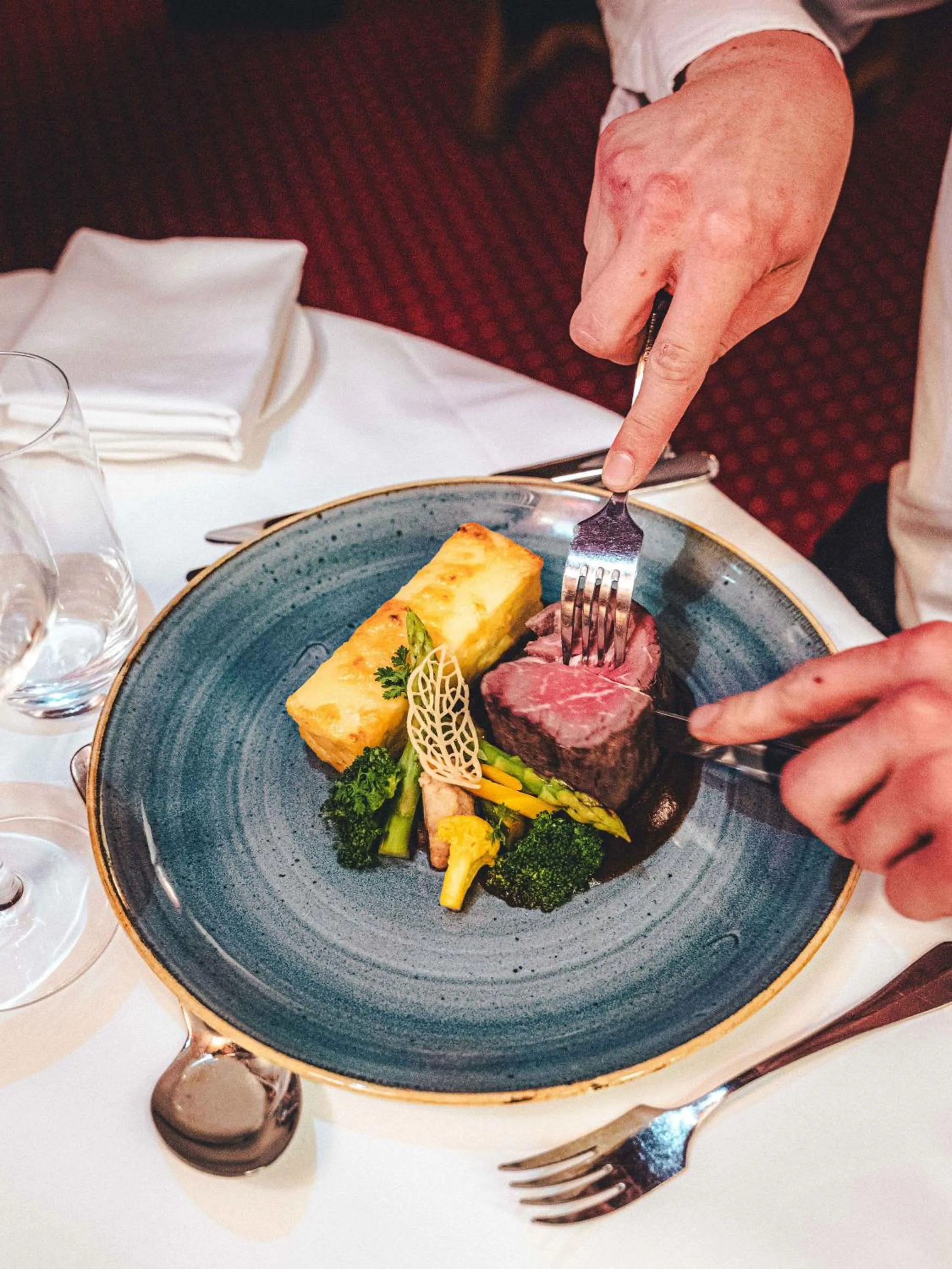 Dinner in Hotel Mont Vallon