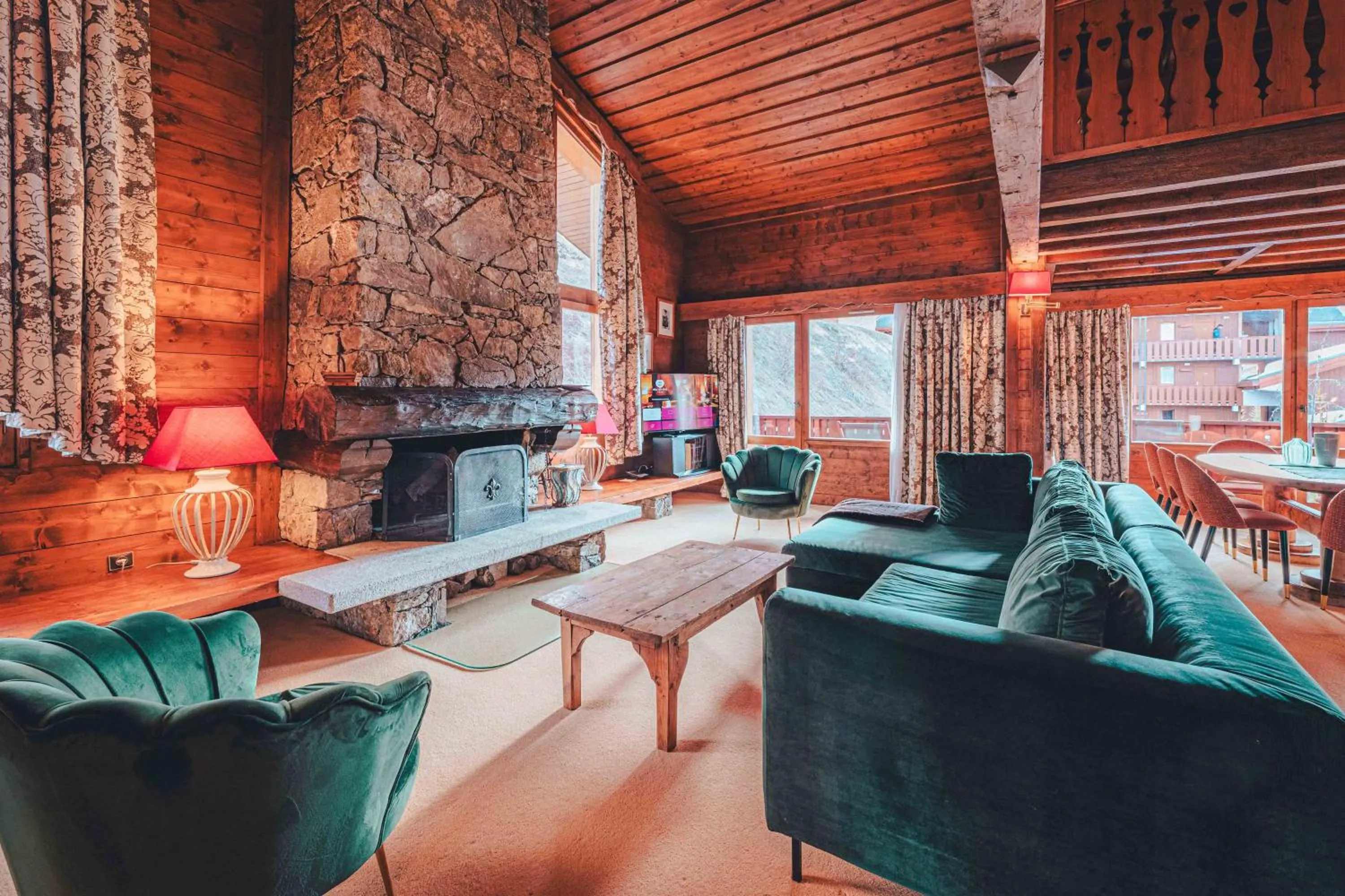 Living room in Hotel Mont Vallon