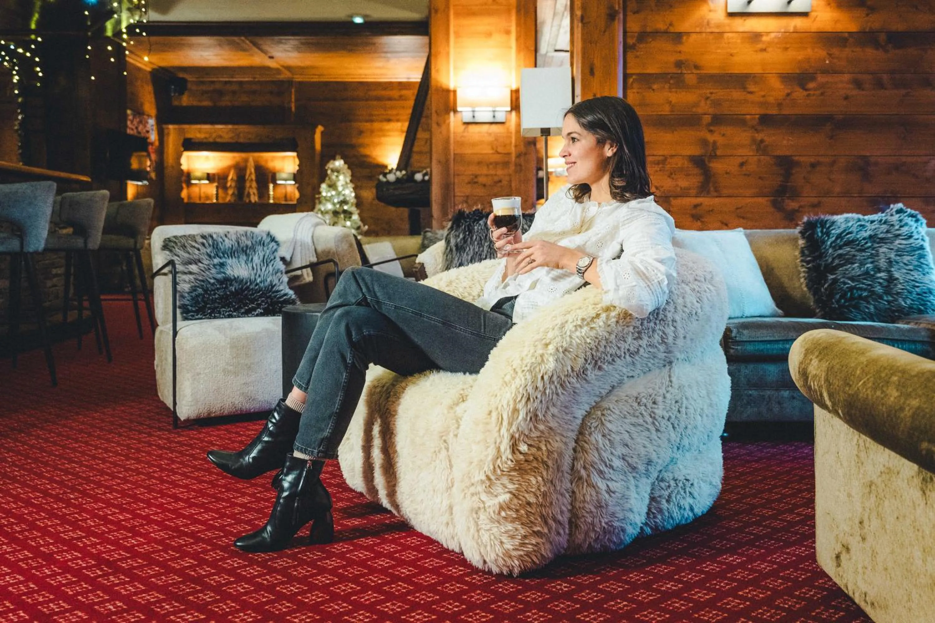 Living room in Hotel Mont Vallon