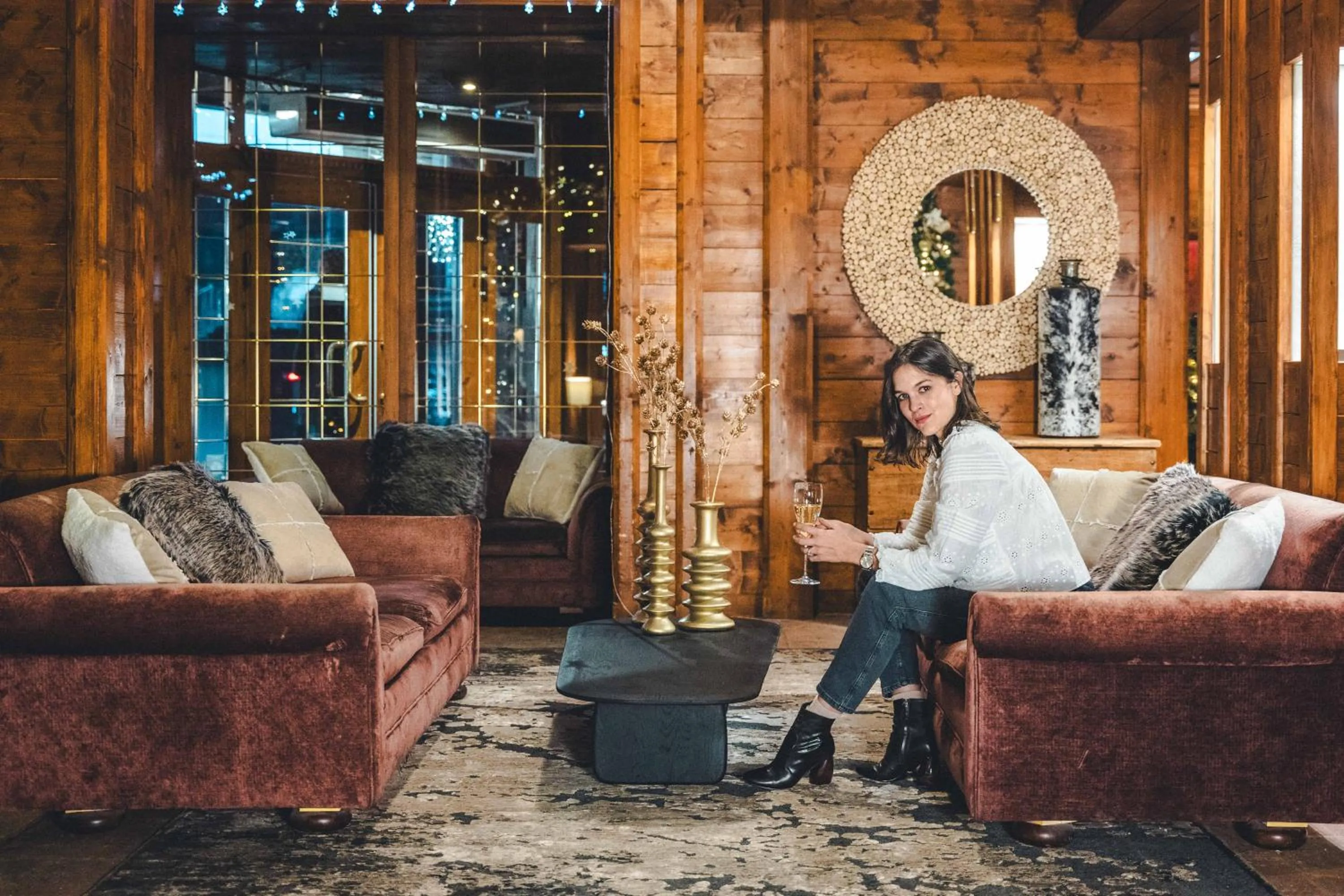 Living room in Hotel Mont Vallon