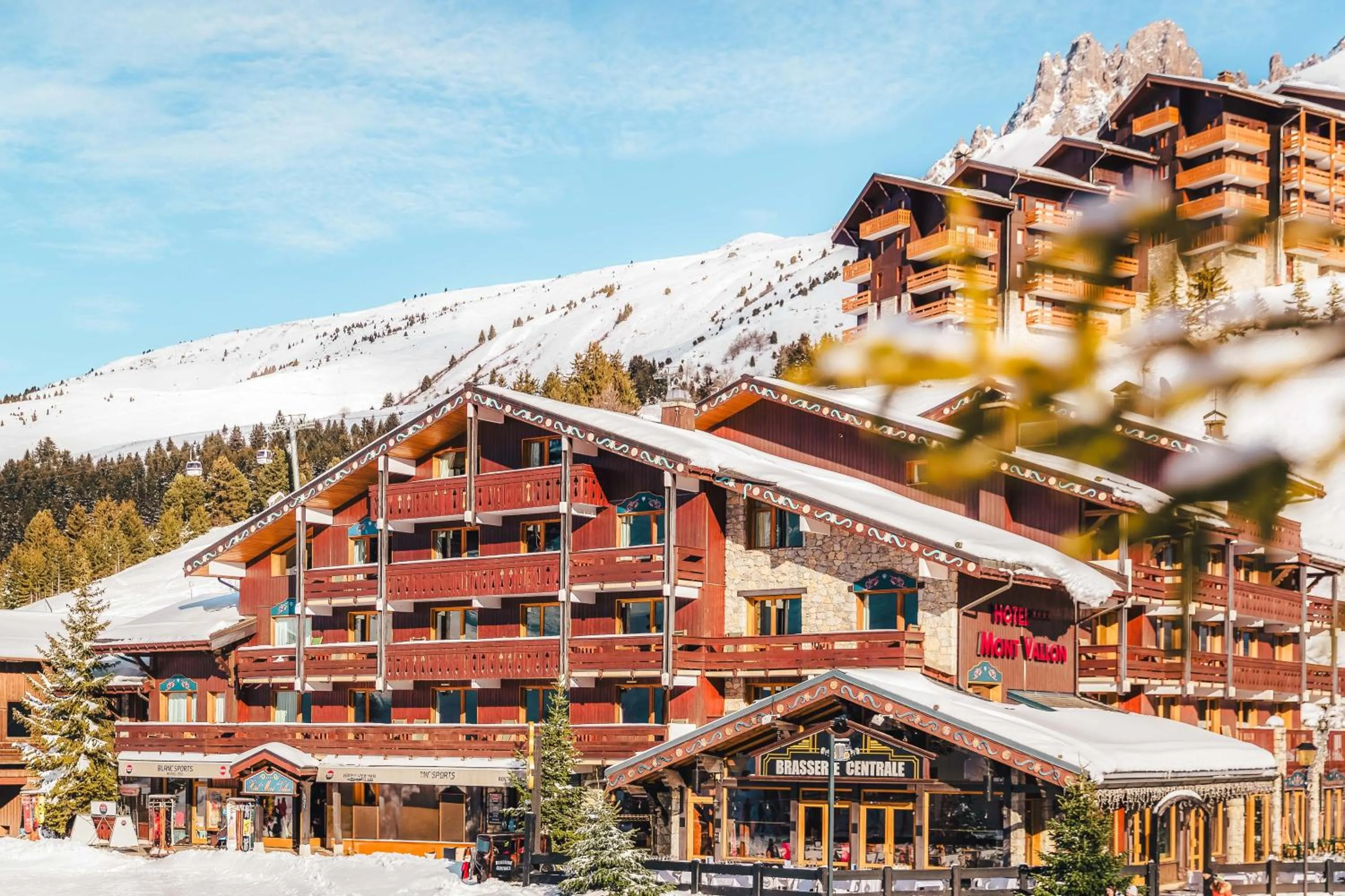 Property building in Hotel Mont Vallon