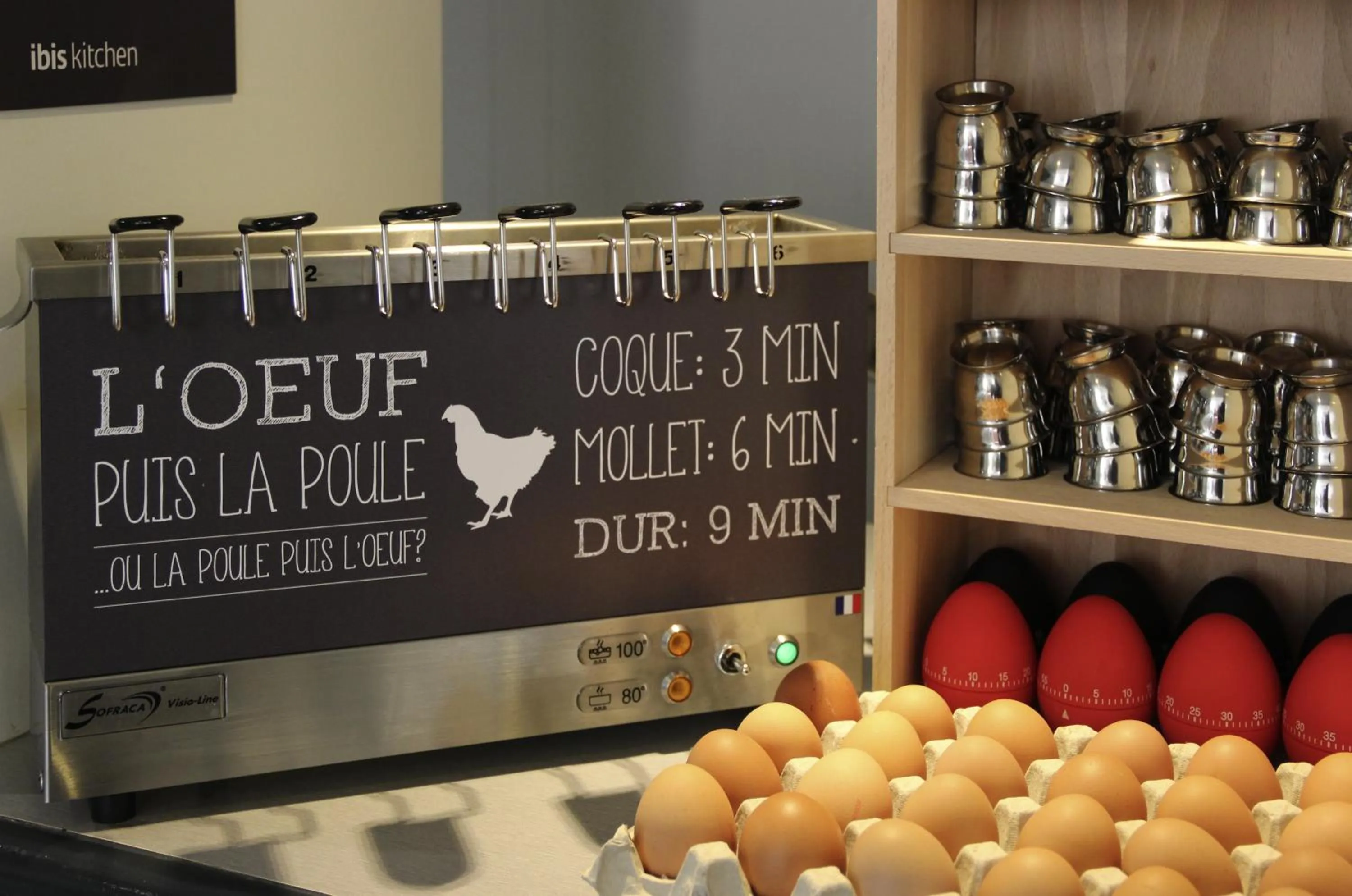 Buffet breakfast in Ibis Orly Chevilly Tram 7