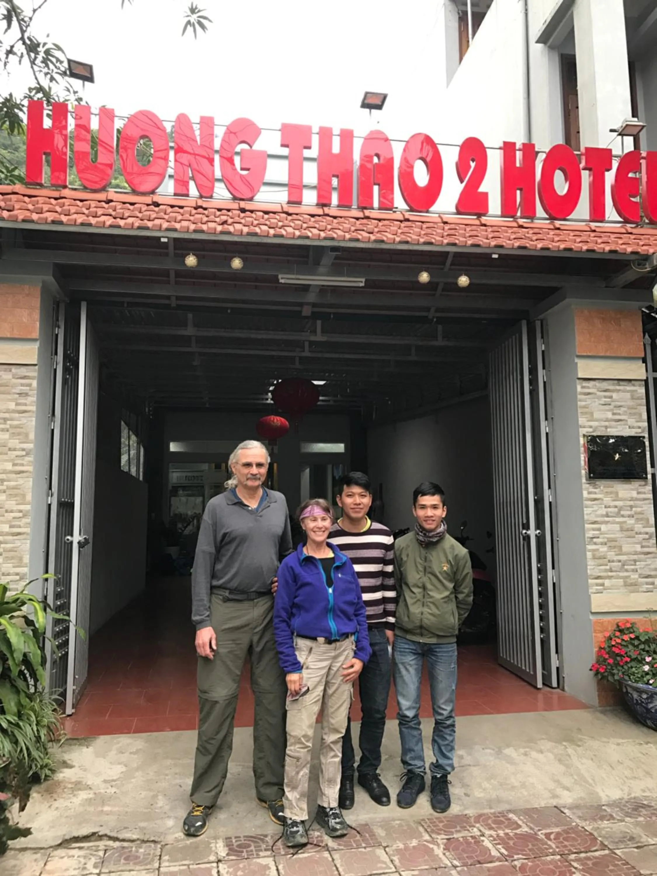 Facade/entrance in Huong Thao 2 Hotel