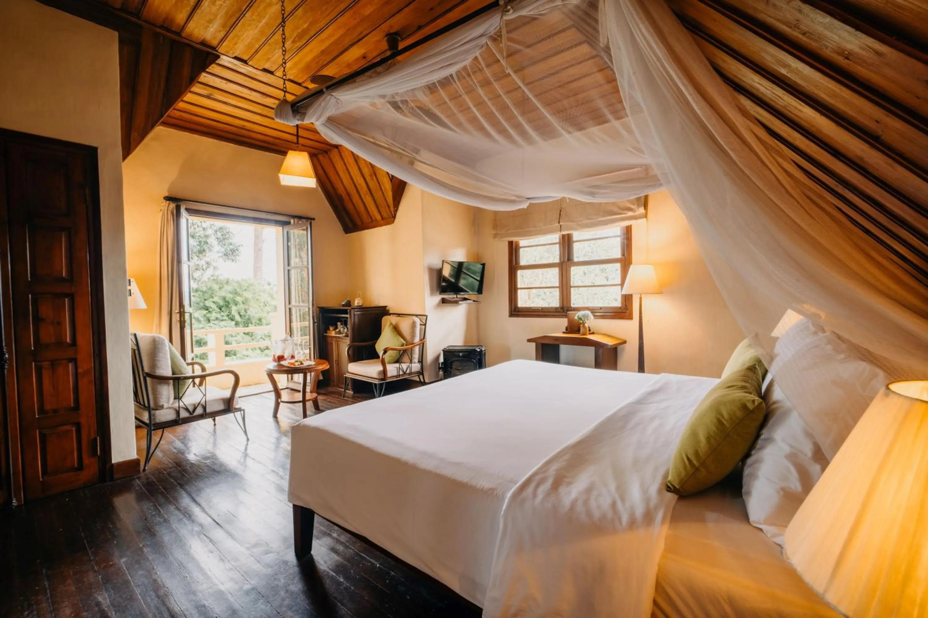 Bedroom, Bed in Ana Mandara Villas Dalat Resort & Spa