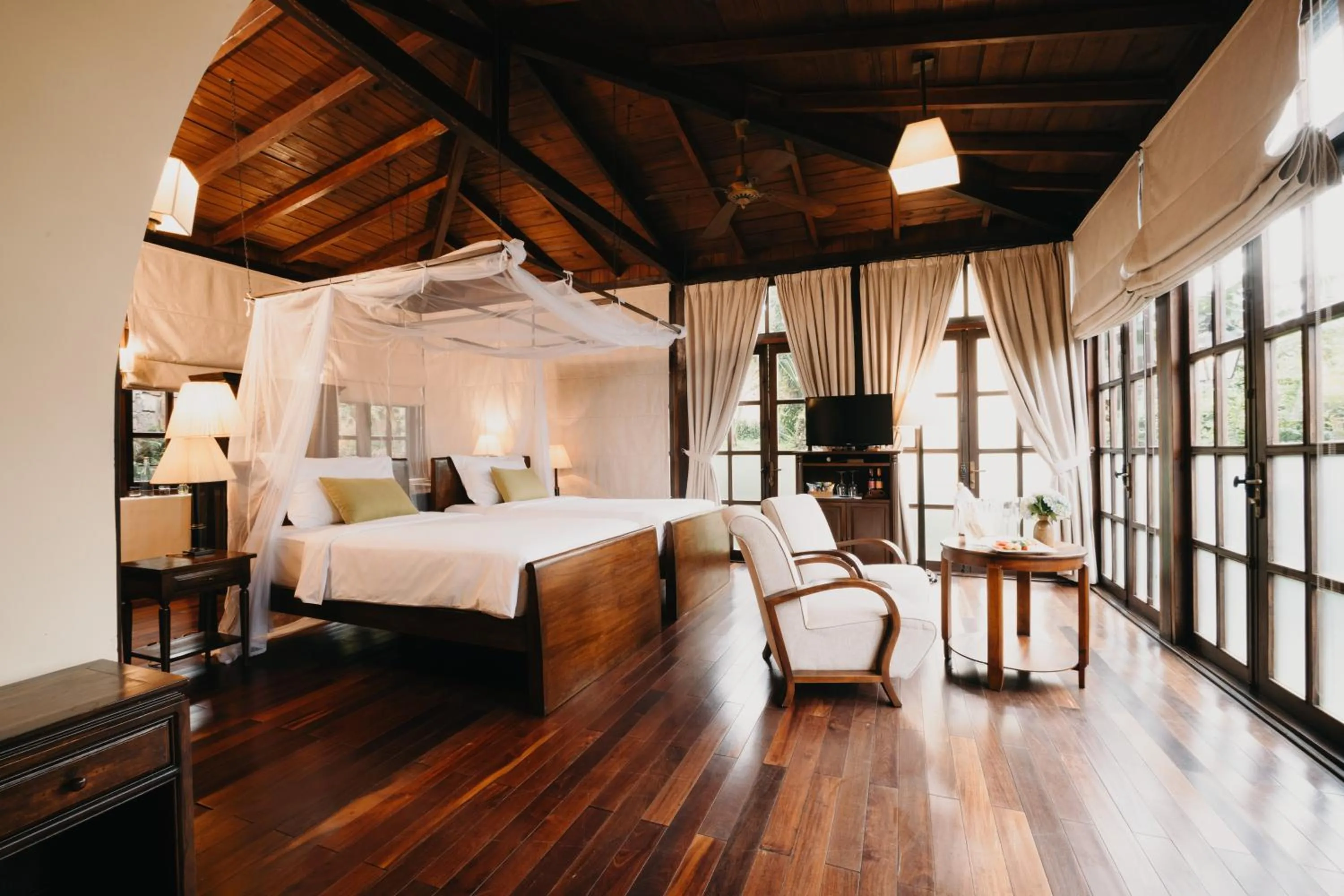 Bedroom, Bed in Ana Mandara Villas Dalat Resort & Spa