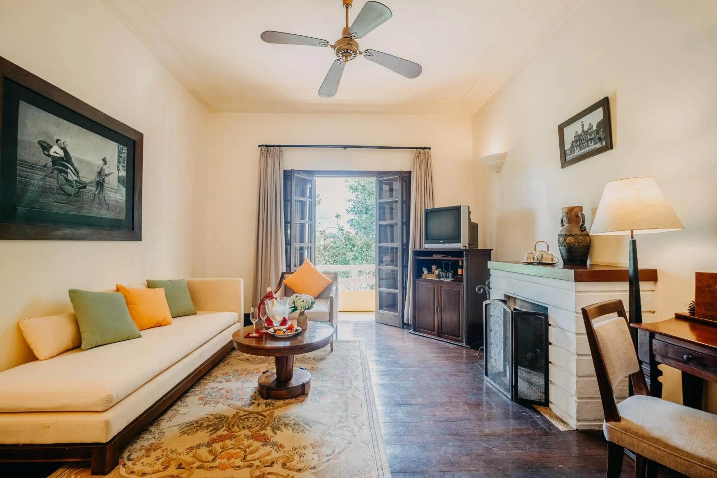 Living room in Ana Mandara Villas Dalat Resort & Spa