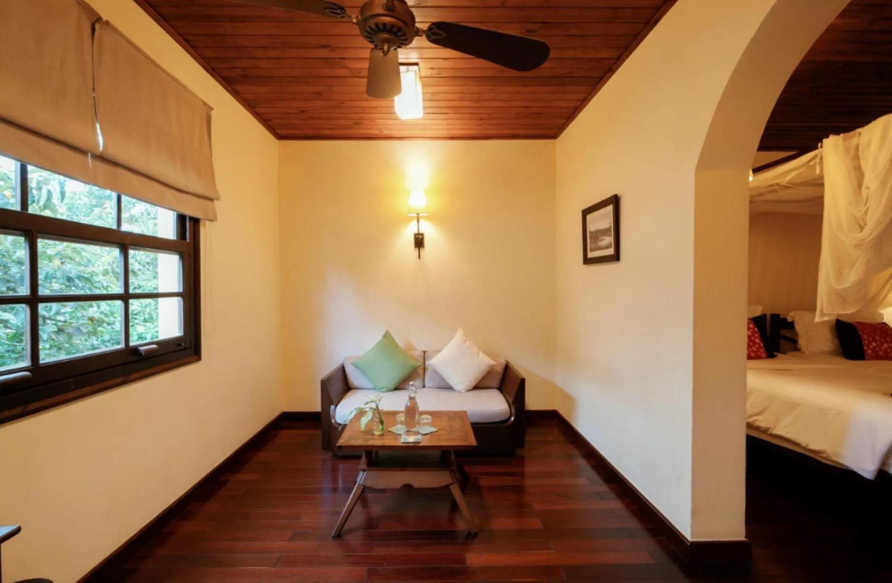 Seating area, Bed in Ana Mandara Villas Dalat Resort & Spa