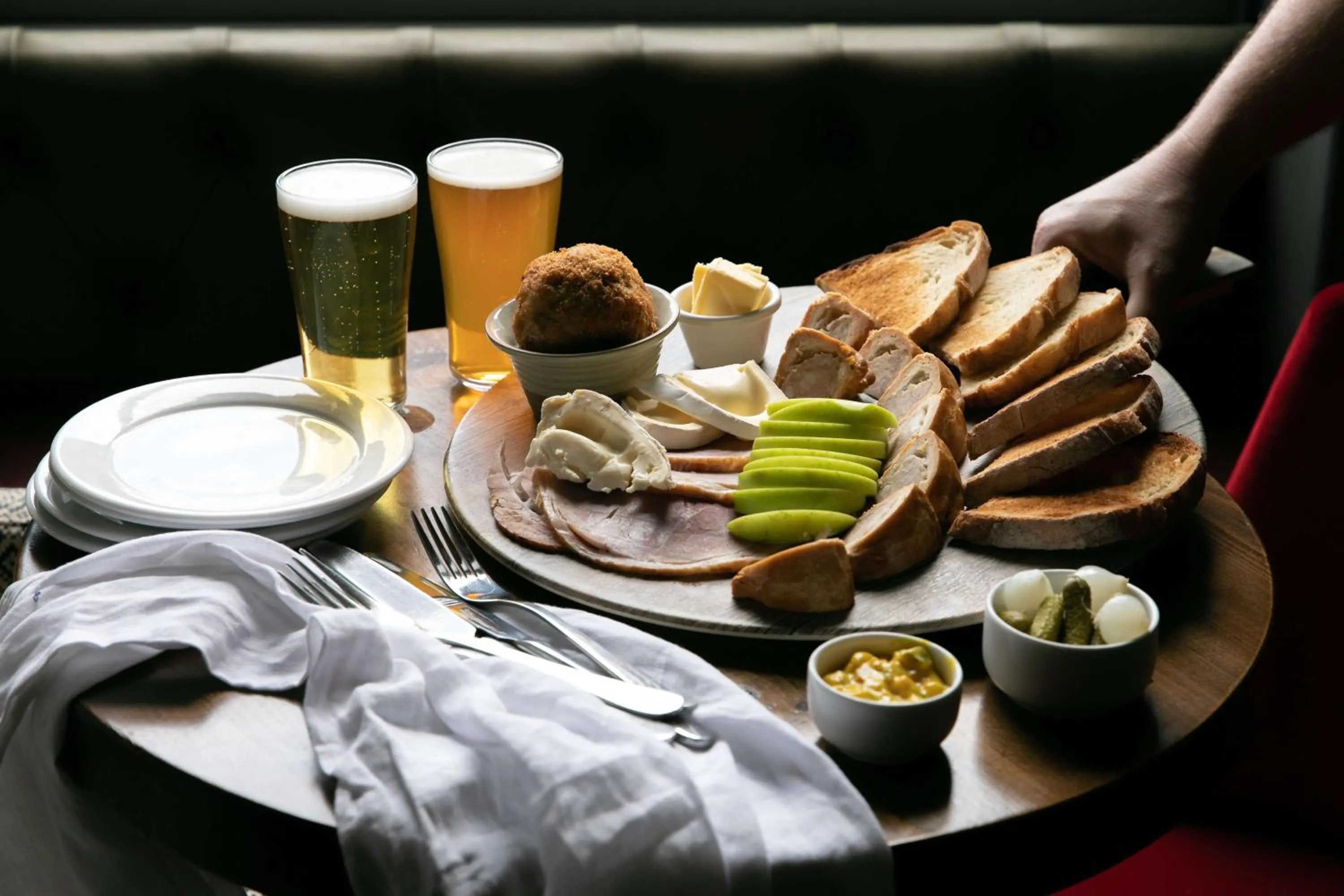 Food close-up in Rose And Crown Hotel