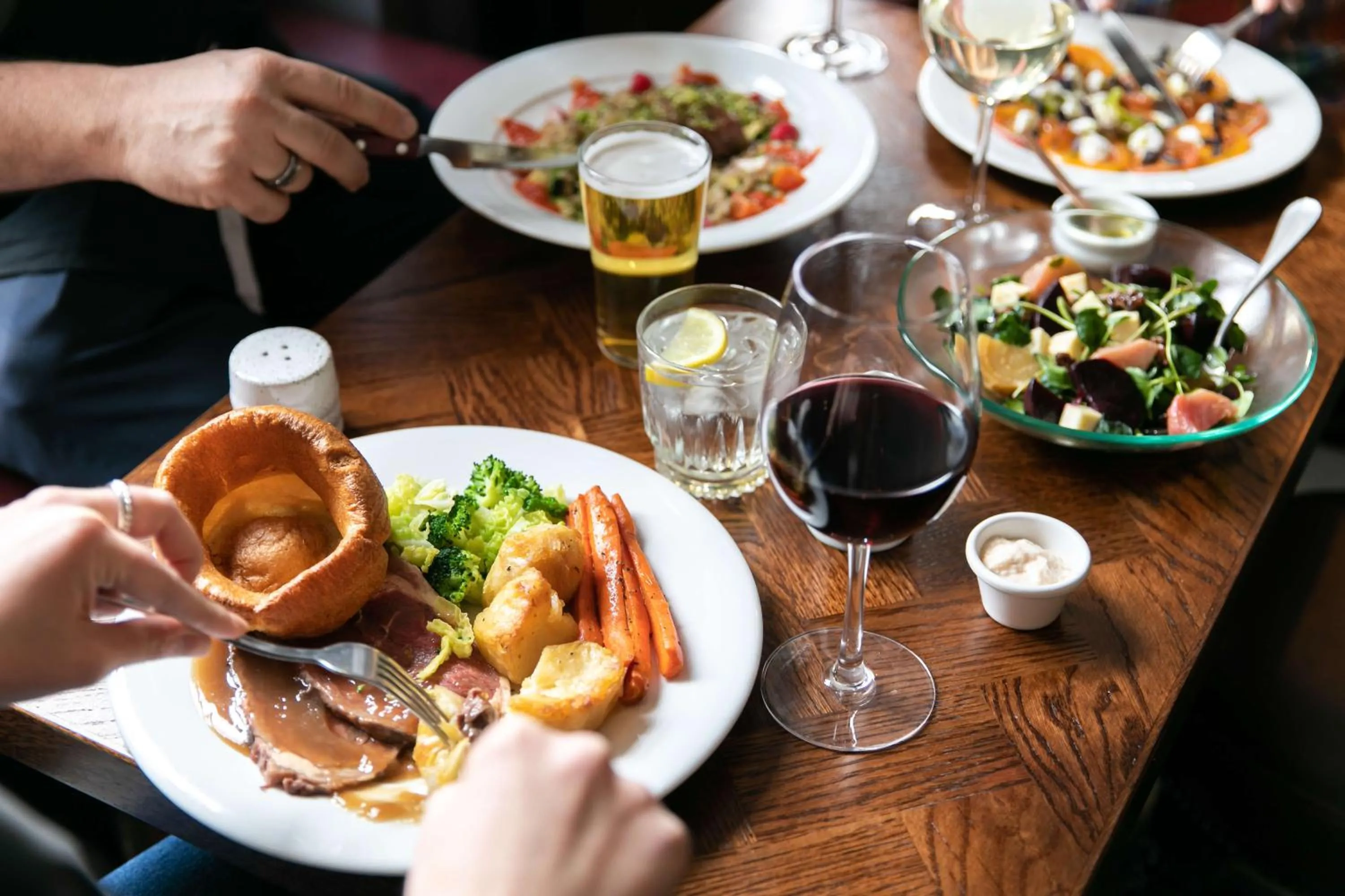 Food close-up in Rose And Crown Hotel