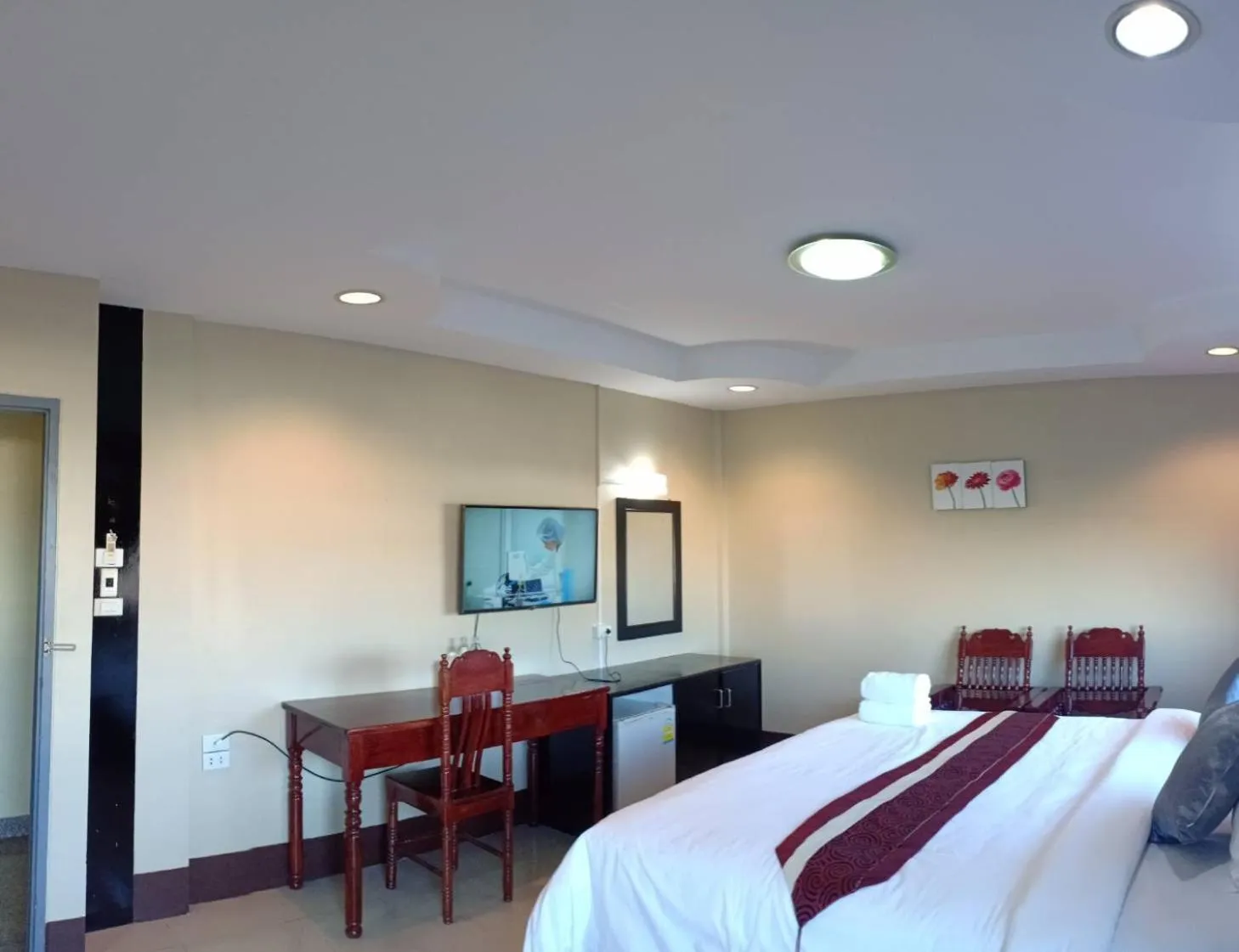 Bed in Submukda Phoomplace Hotel