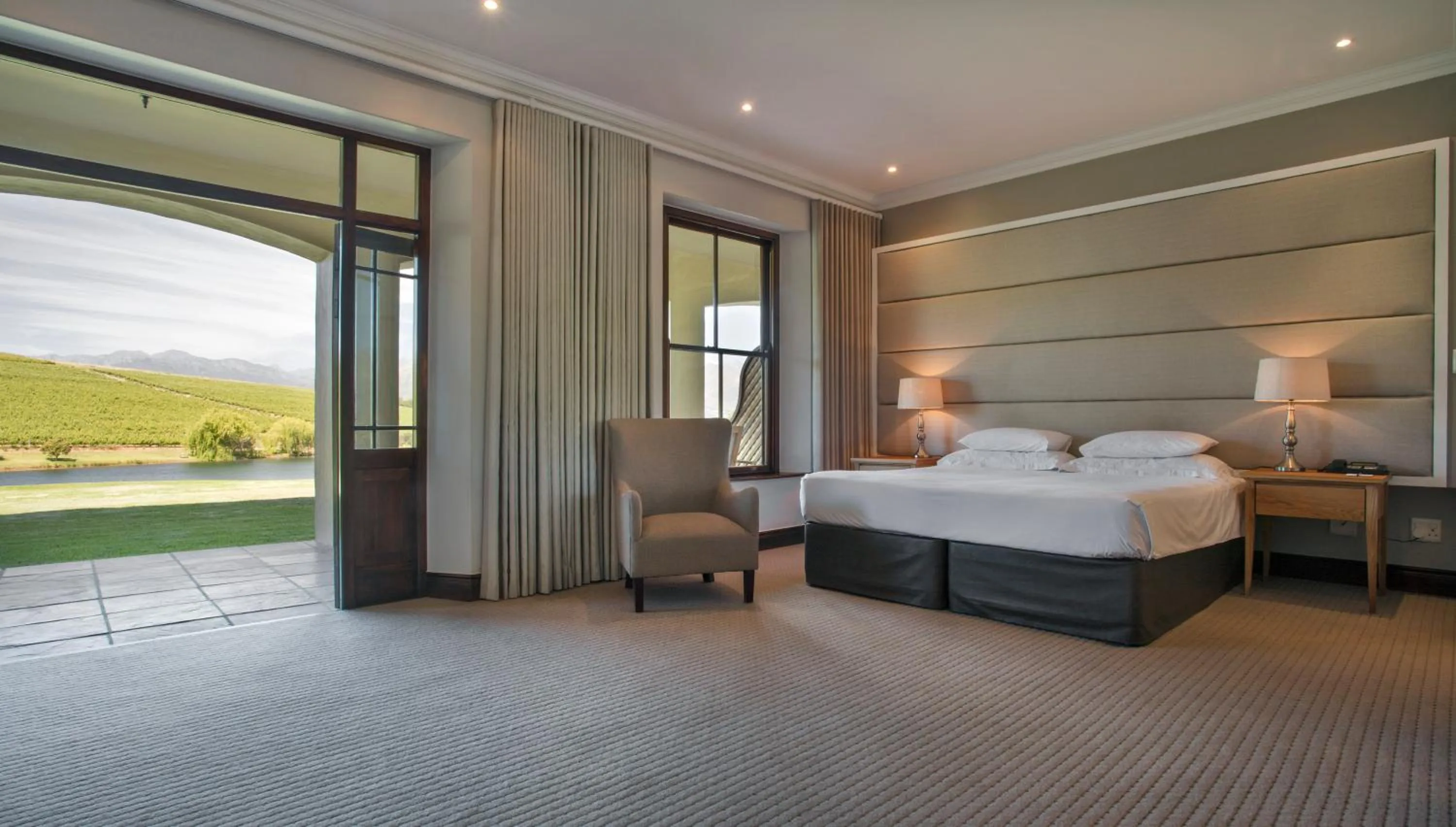 Bed in ASARA Wine Estate & Hotel