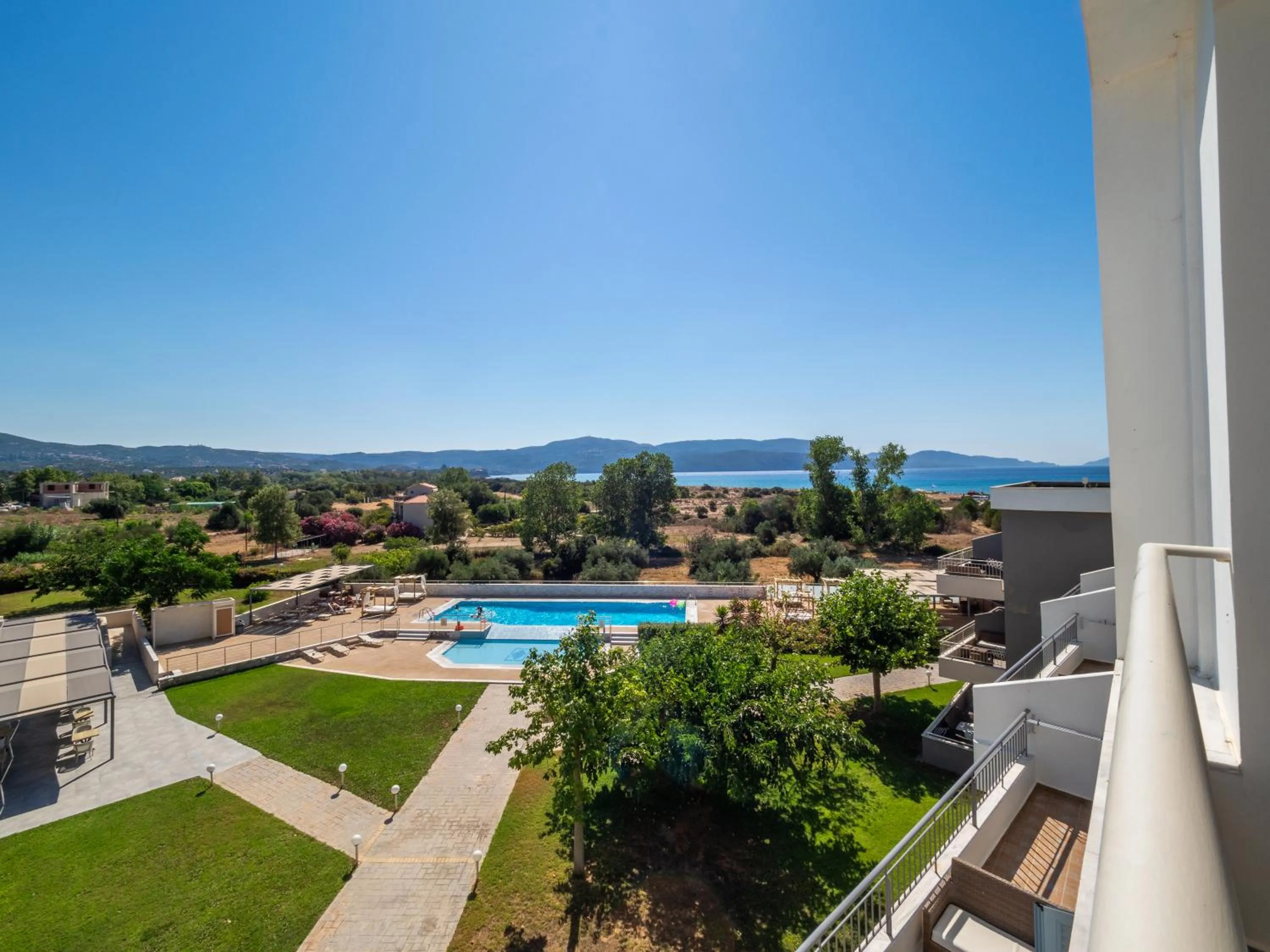 Pool view in Paradise Resort