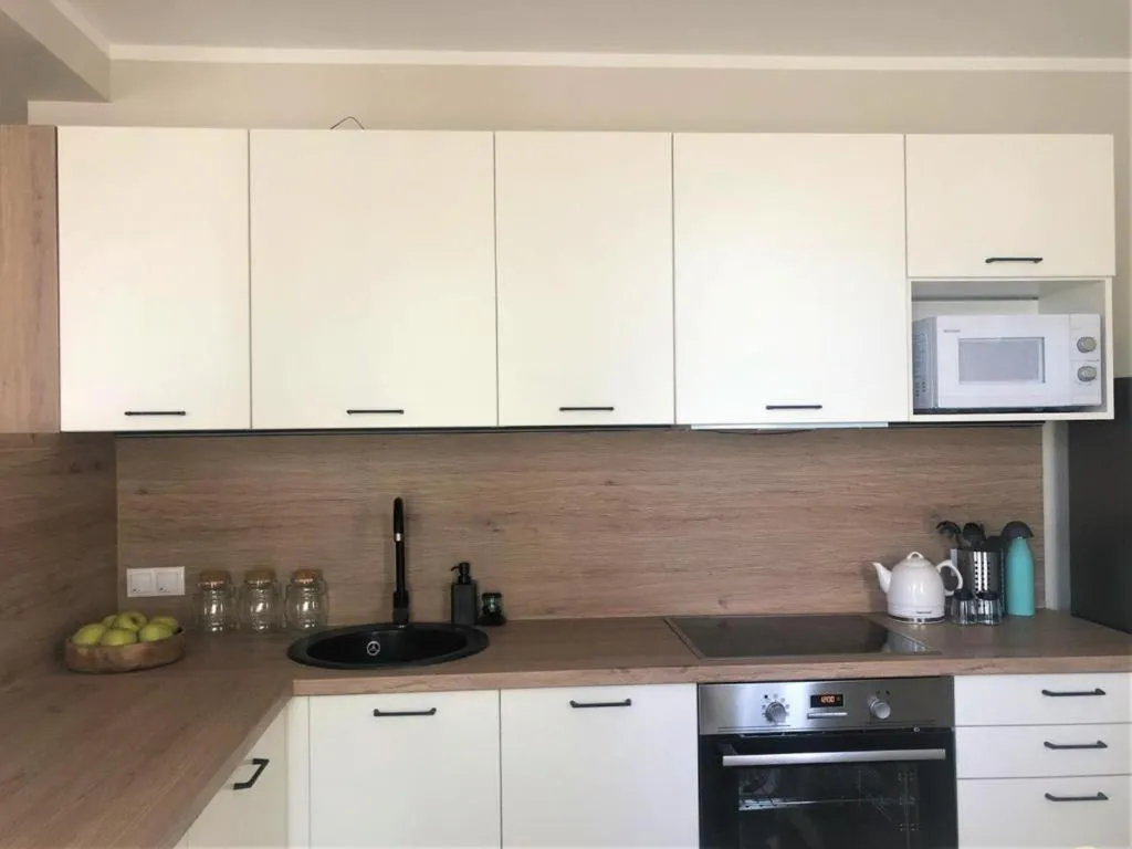 Kitchen or kitchenette in Alve Apart Hotel