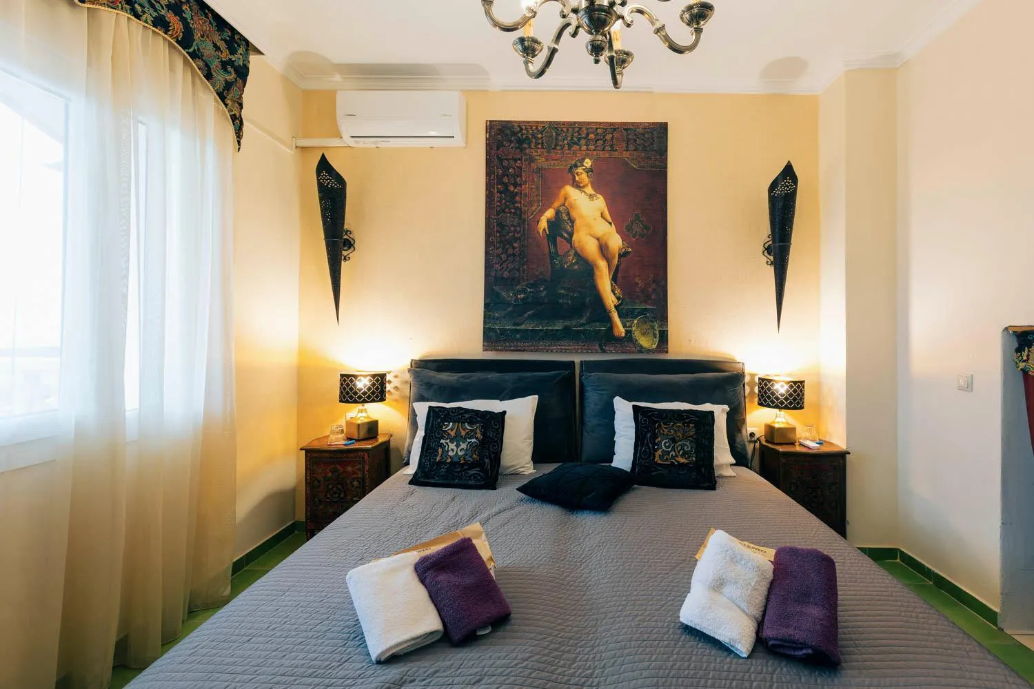 Bedroom, Bed in Hotel Villa Sevasti