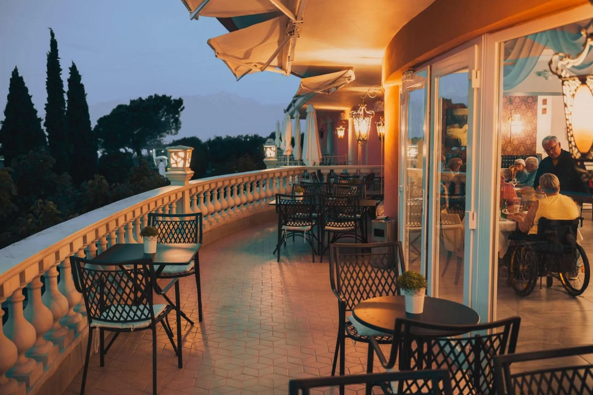 Balcony/Terrace in Hotel Villa Sevasti