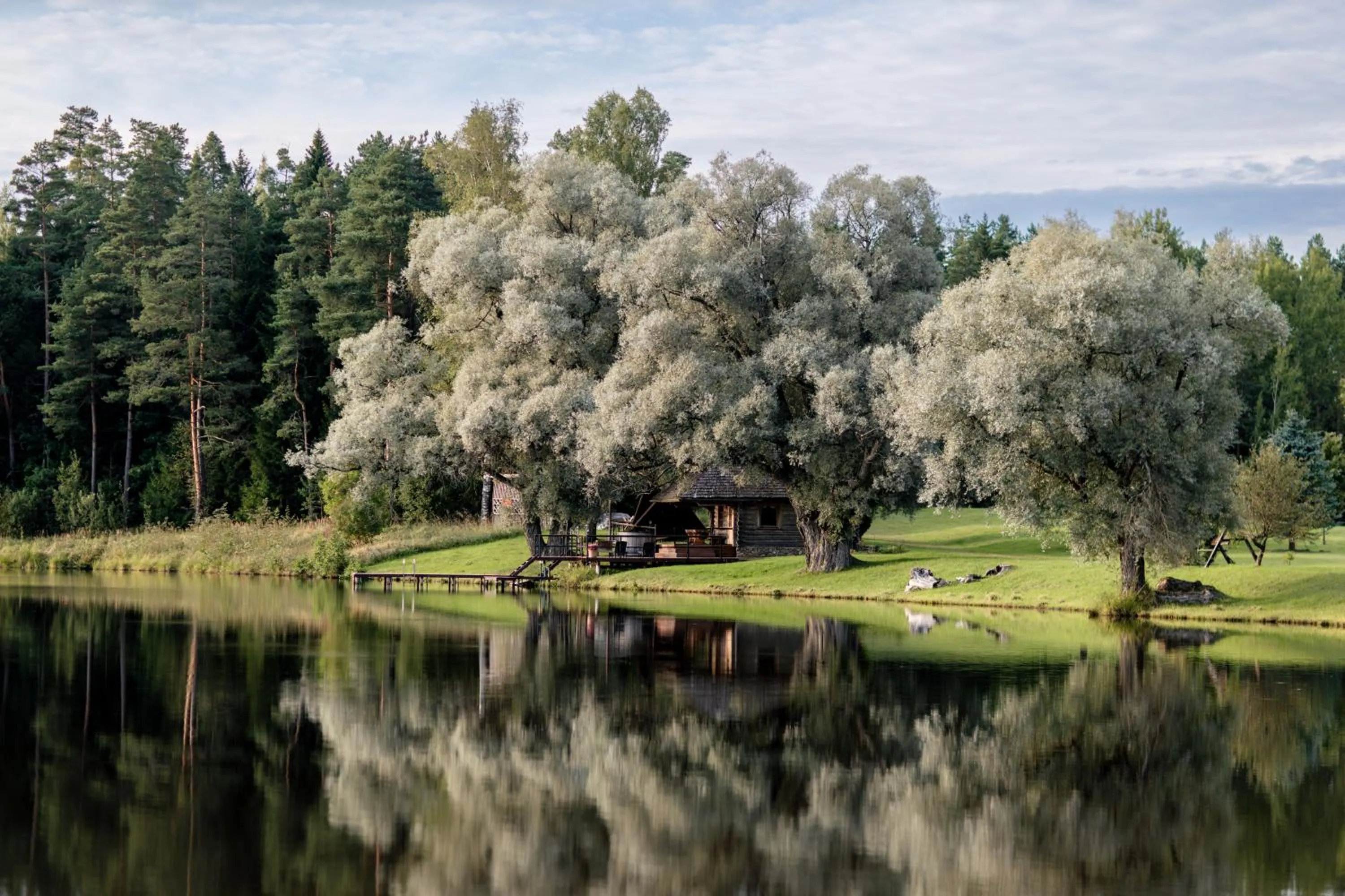 Natural landscape in Marcienas Muiza & SPA
