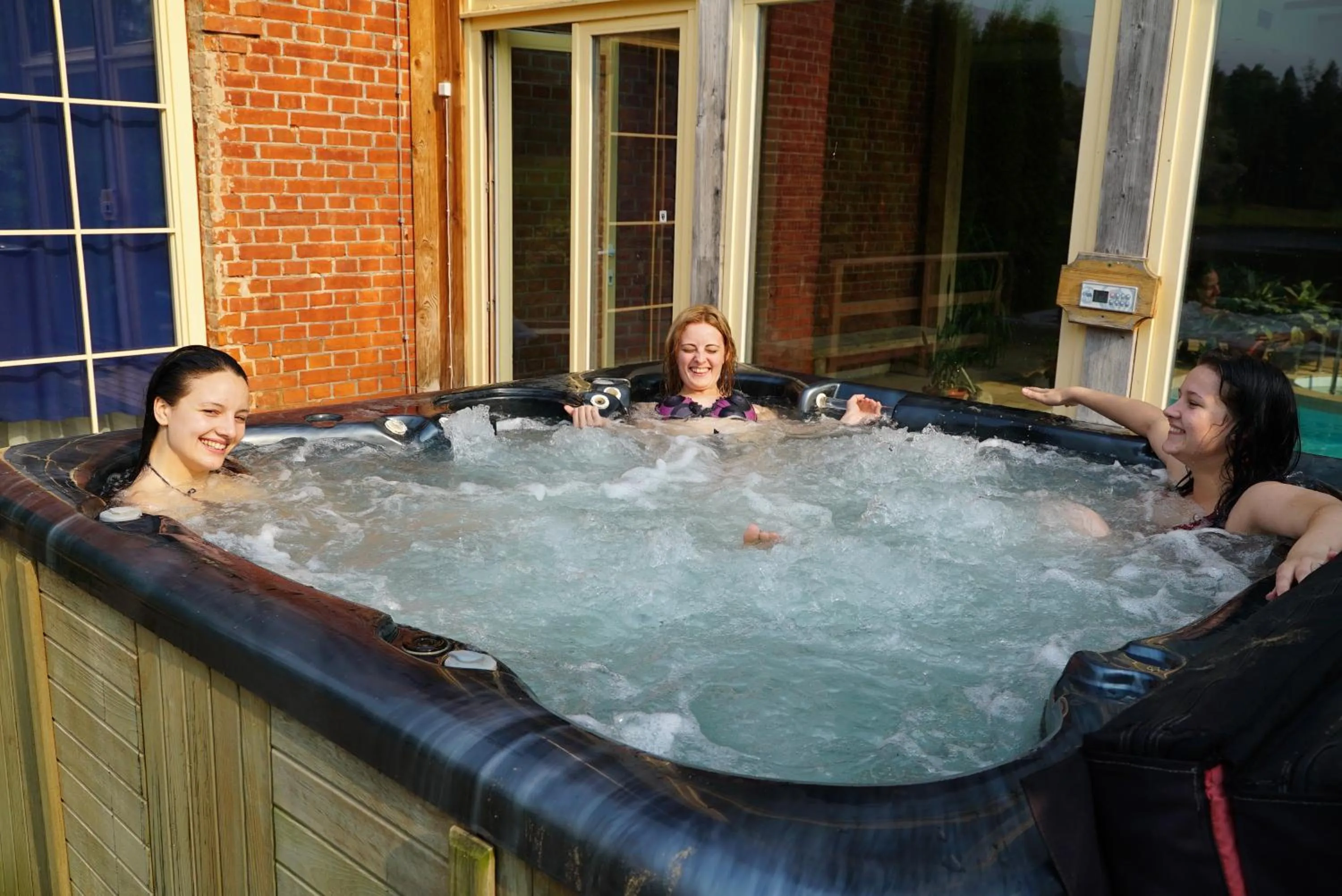 Hot Tub in Marcienas Muiza & SPA