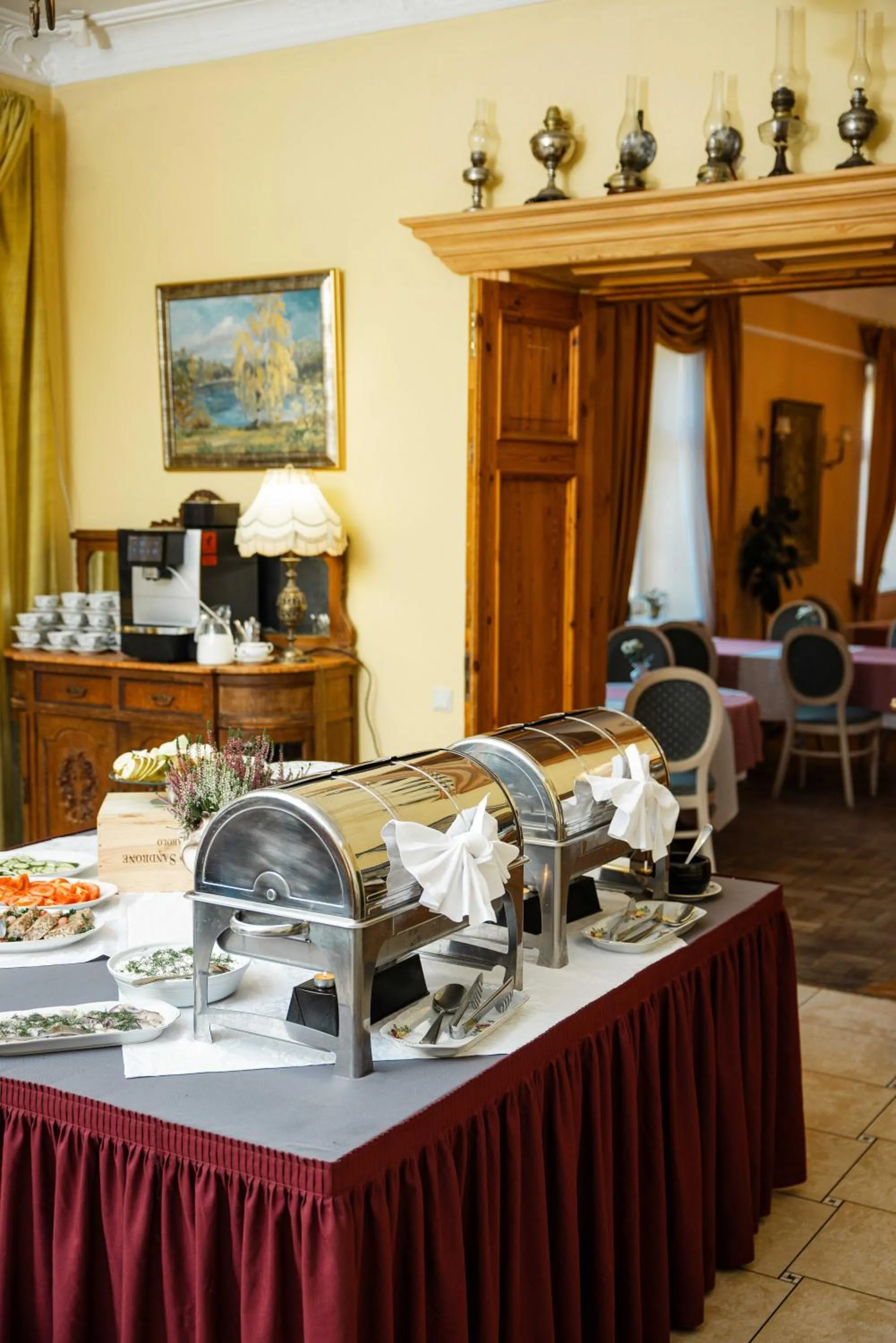 Buffet breakfast in Marcienas Muiza & SPA