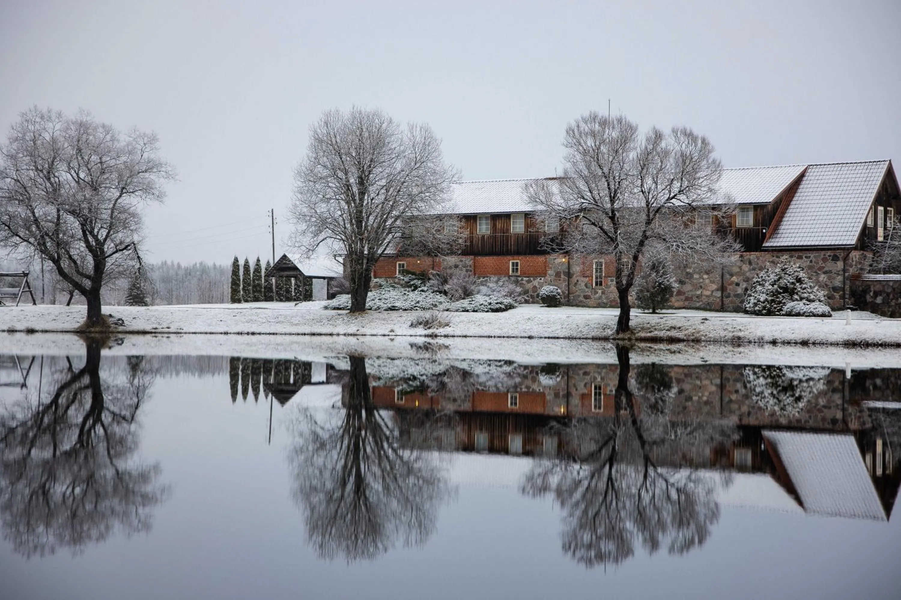 Lake view in Marcienas Muiza & SPA